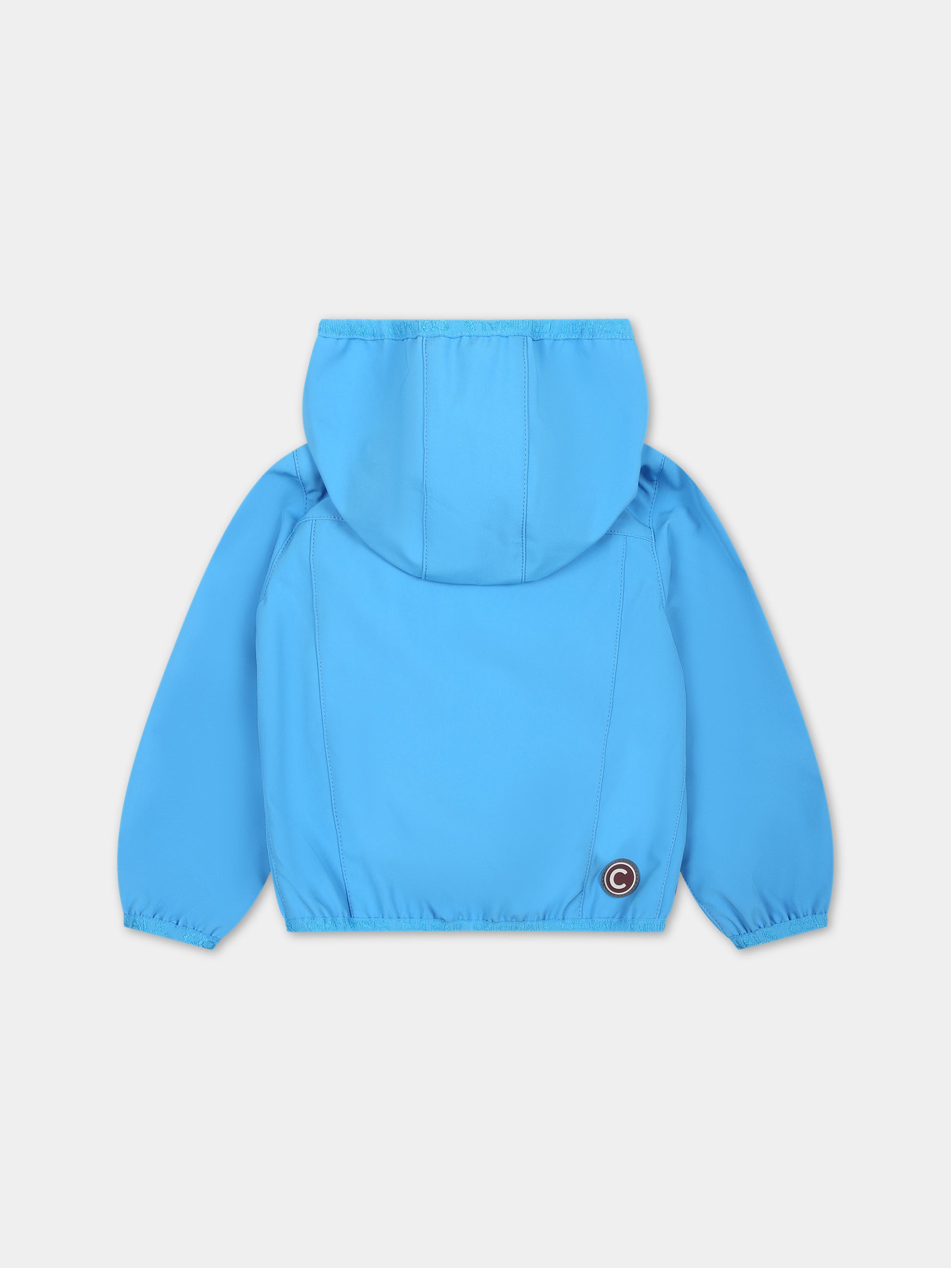 Giacca a vento azzurra per neonato con logo,Colmar Originals Kids,3931A 6WV 672