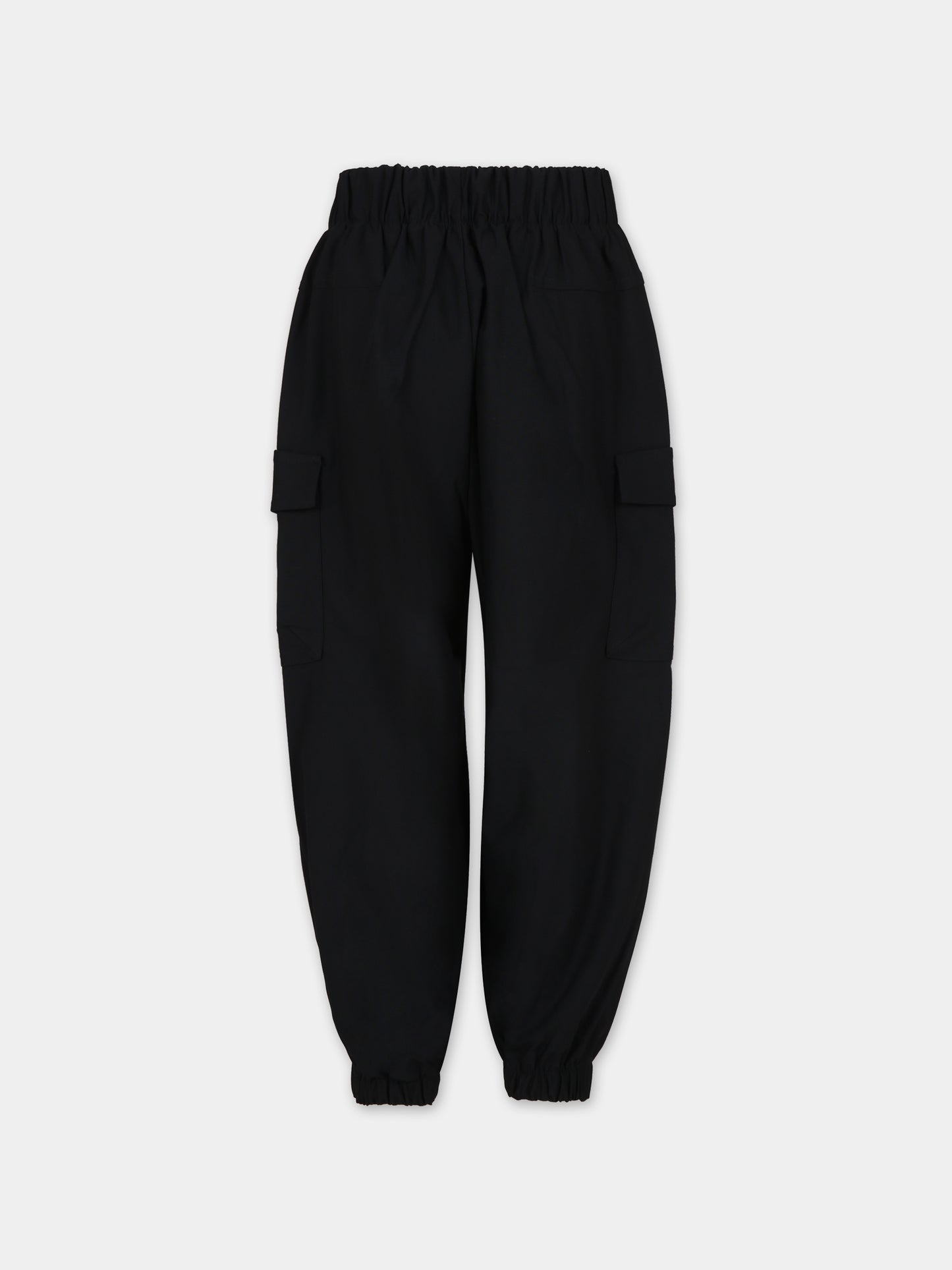 Pantalone casual nero con logo,Calvin Klein Kids,24SMCKIB0IB02079 BEH