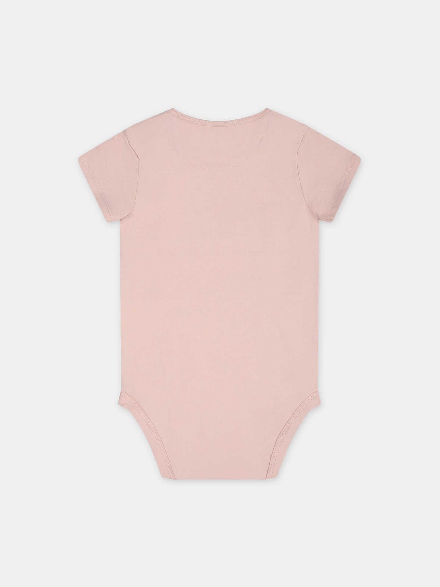 Body rosa per neonata con logo,Calvin Klein Kids,24SMCKIN0IN00014 TF6