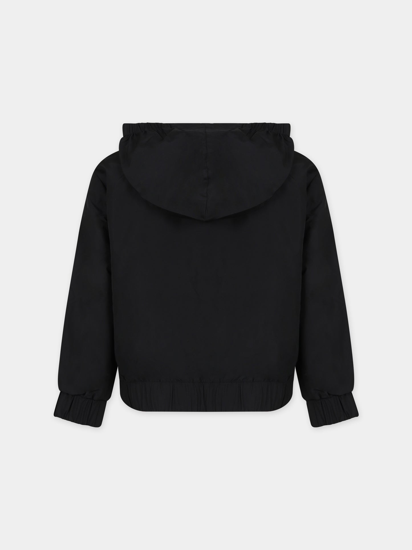 Giacca a vento nera per bambino con logo,Calvin Klein Kids,24SMCKIB0IB02091 BEH