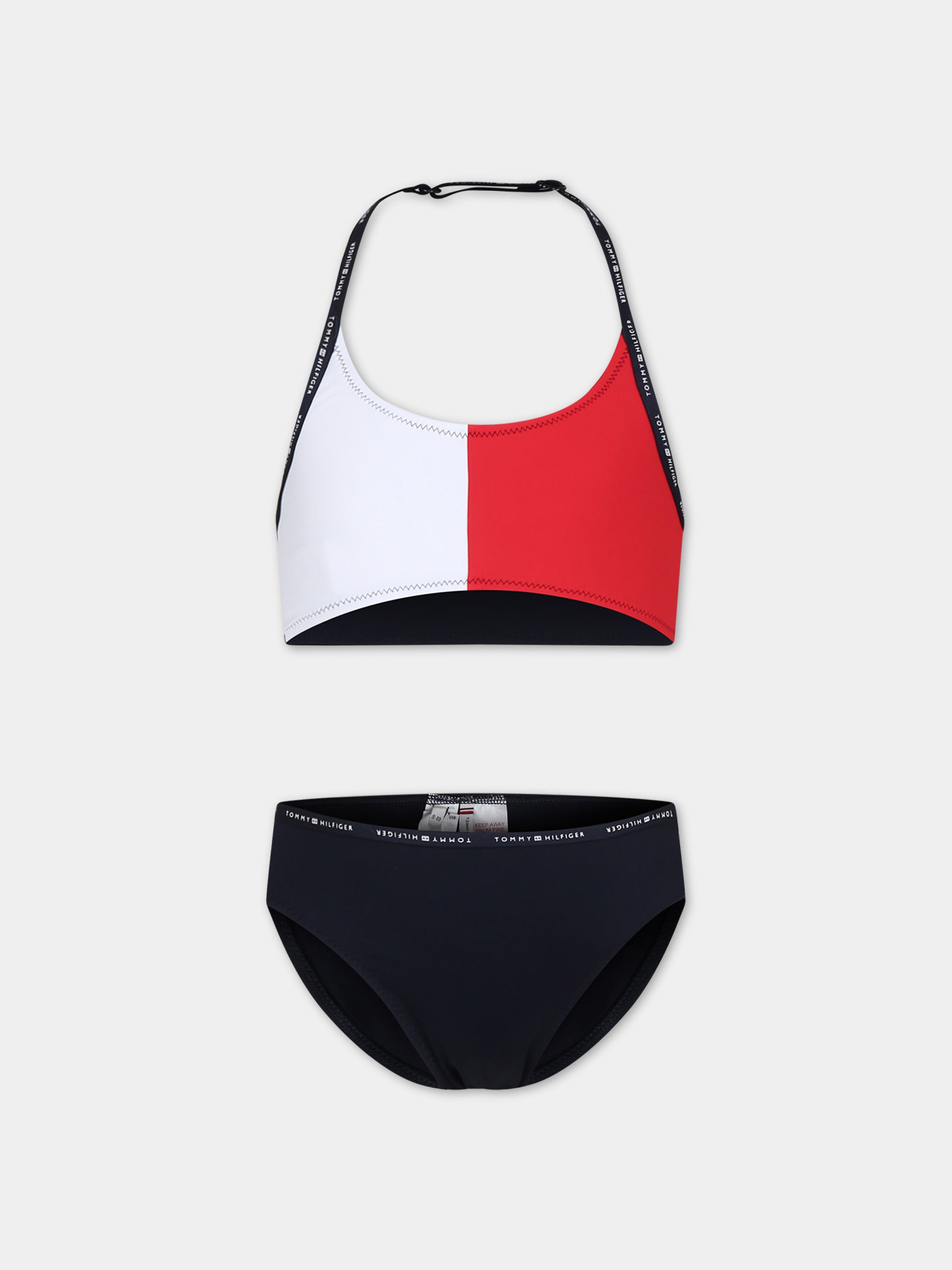 Bikini multicolor per bambina,Tommy Hilfiger Junior,24SMTAUG0UG00718T DW5