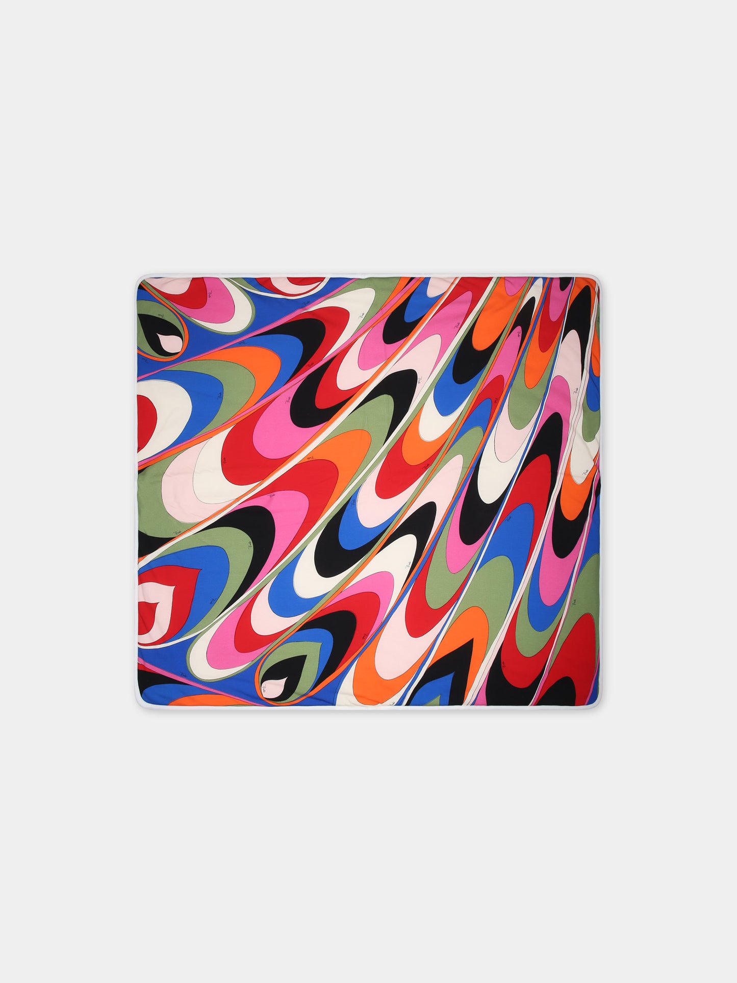 Coperta per neonata con iconica stampa multicolor,Emilio Pucci Junior,PU0090 J0415 999