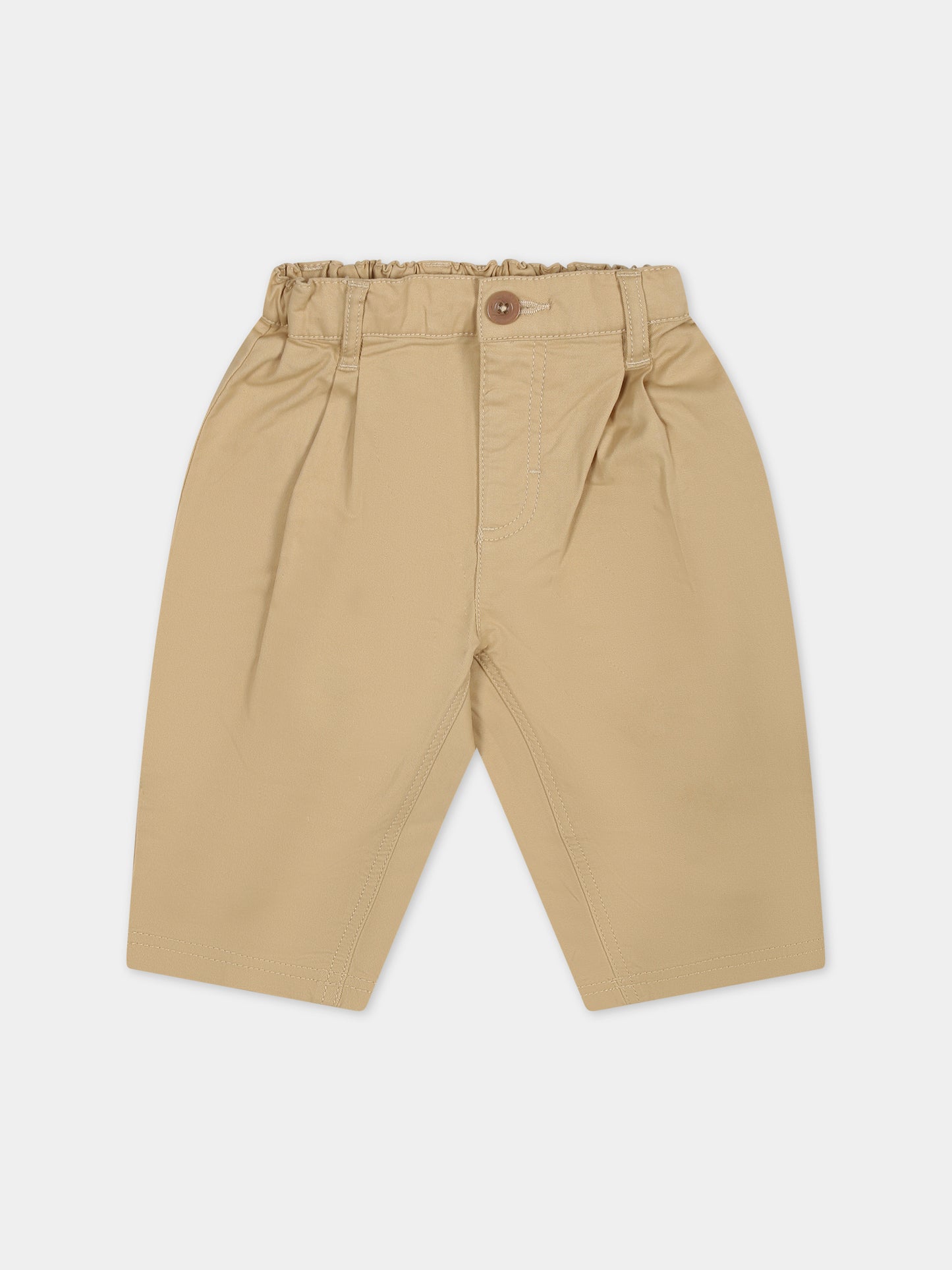 Pantaloni beige per neonato,Petit Bateau,A09LW 02 FACILE