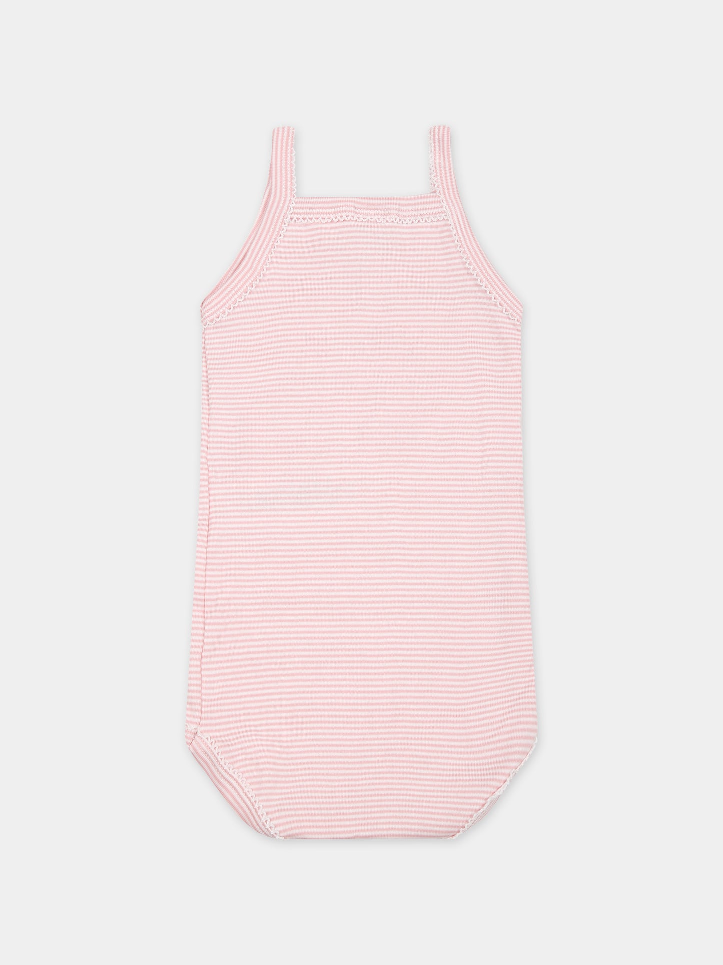 Set multicolor per neonata con fiori e righe,Petit Bateau,A09Y8 00 VARIANTE 1