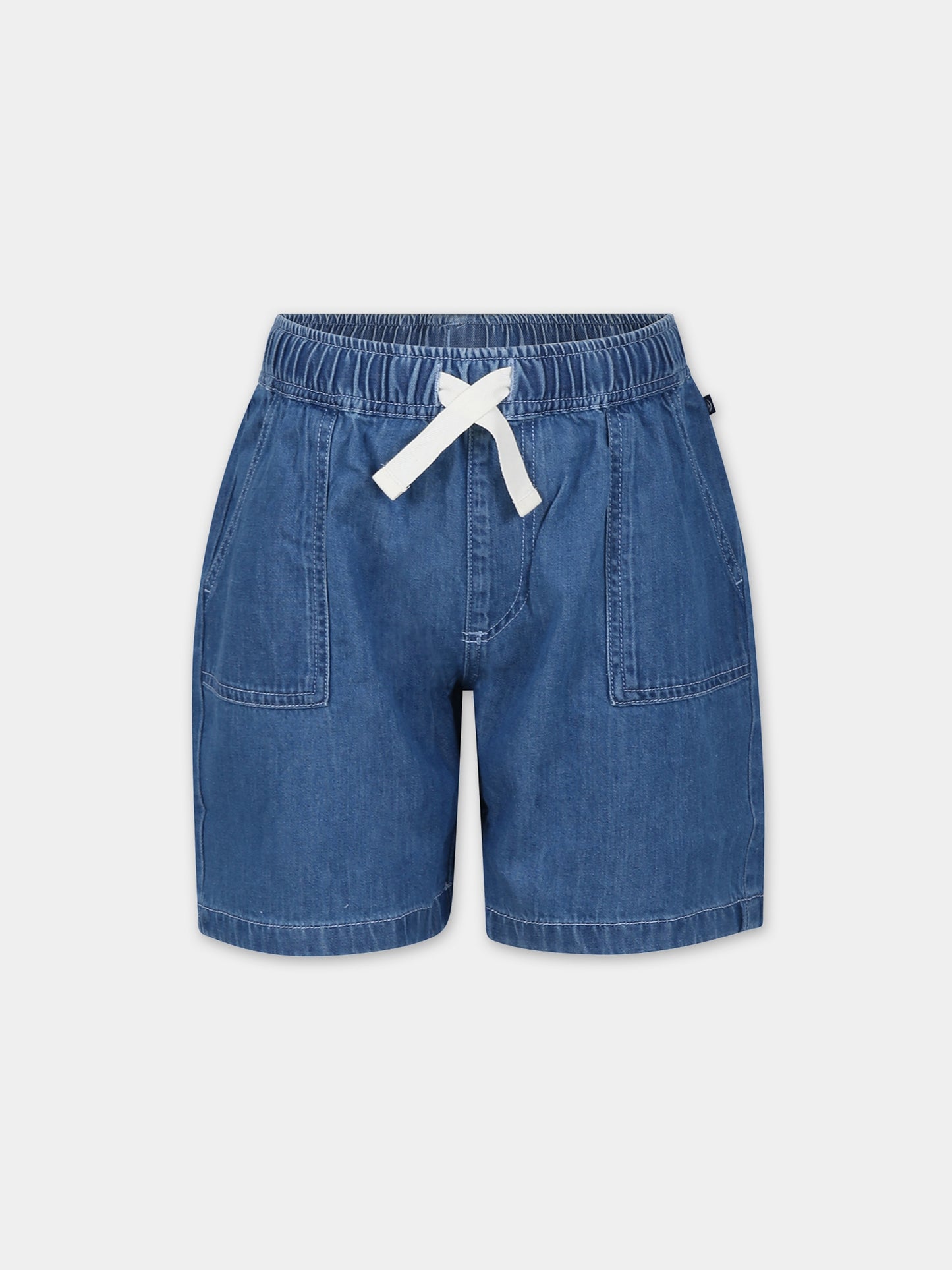 Shorts blu per bambino,Petit Bateau,A09NY 01 DENIM CLAIR