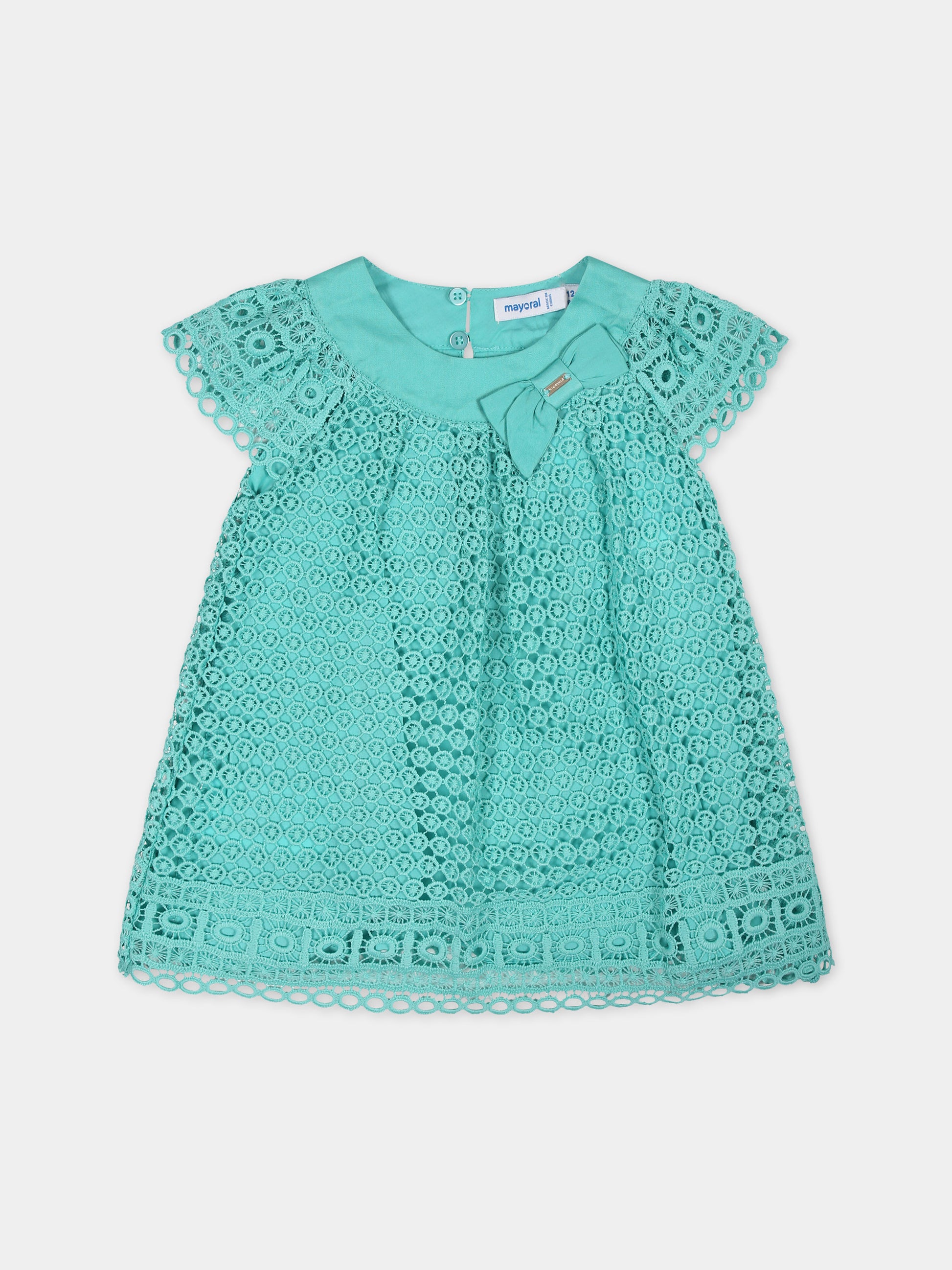 Vestito verde per neonata,Mayoral,1908 068