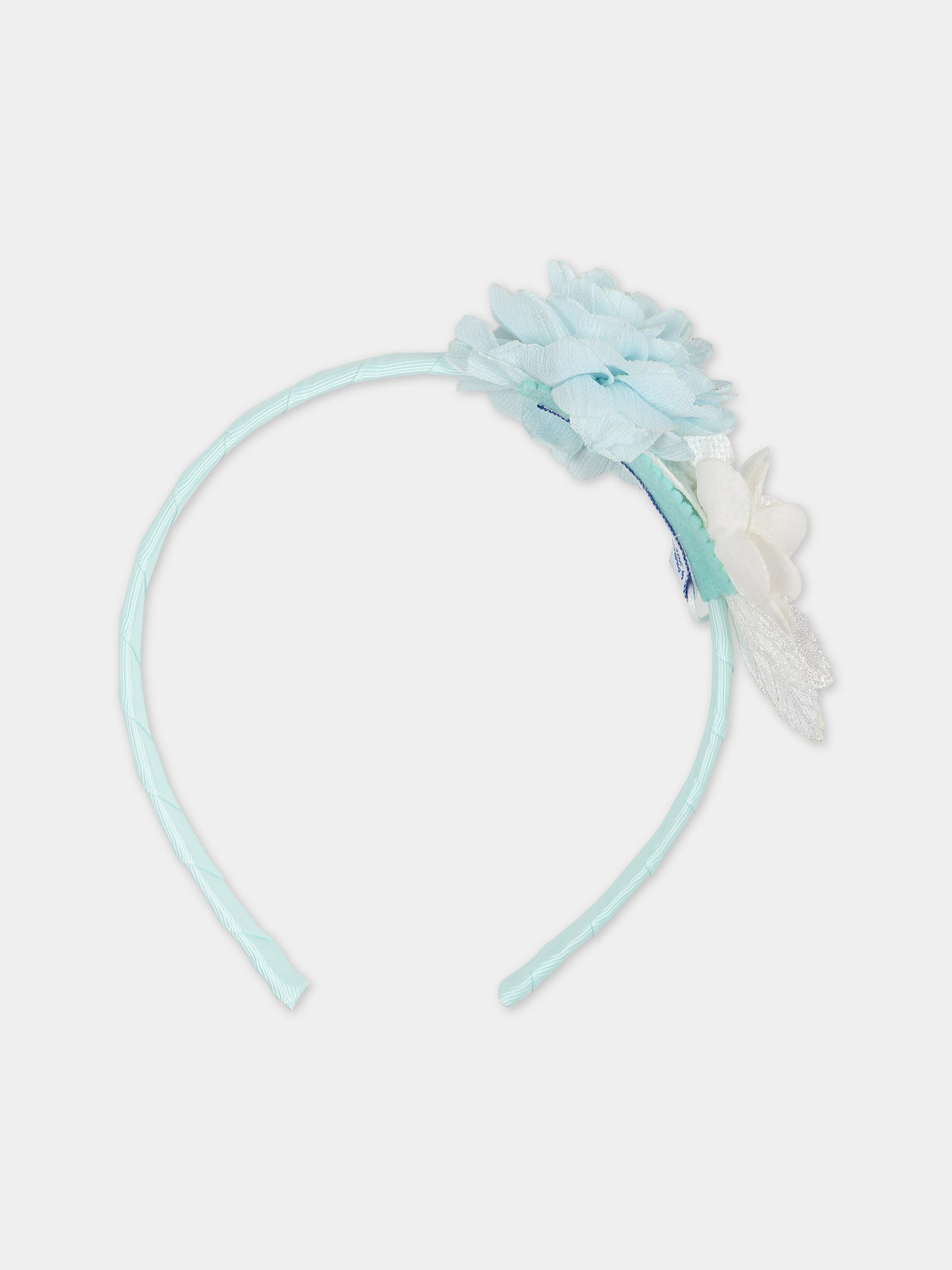 Cerchietto verde per bambina con fiori,Mayoral,10676 066