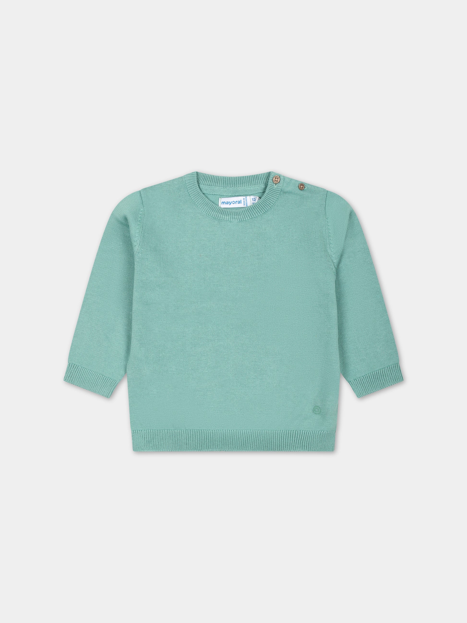 Maglione verde per neonato,Mayoral,303 043