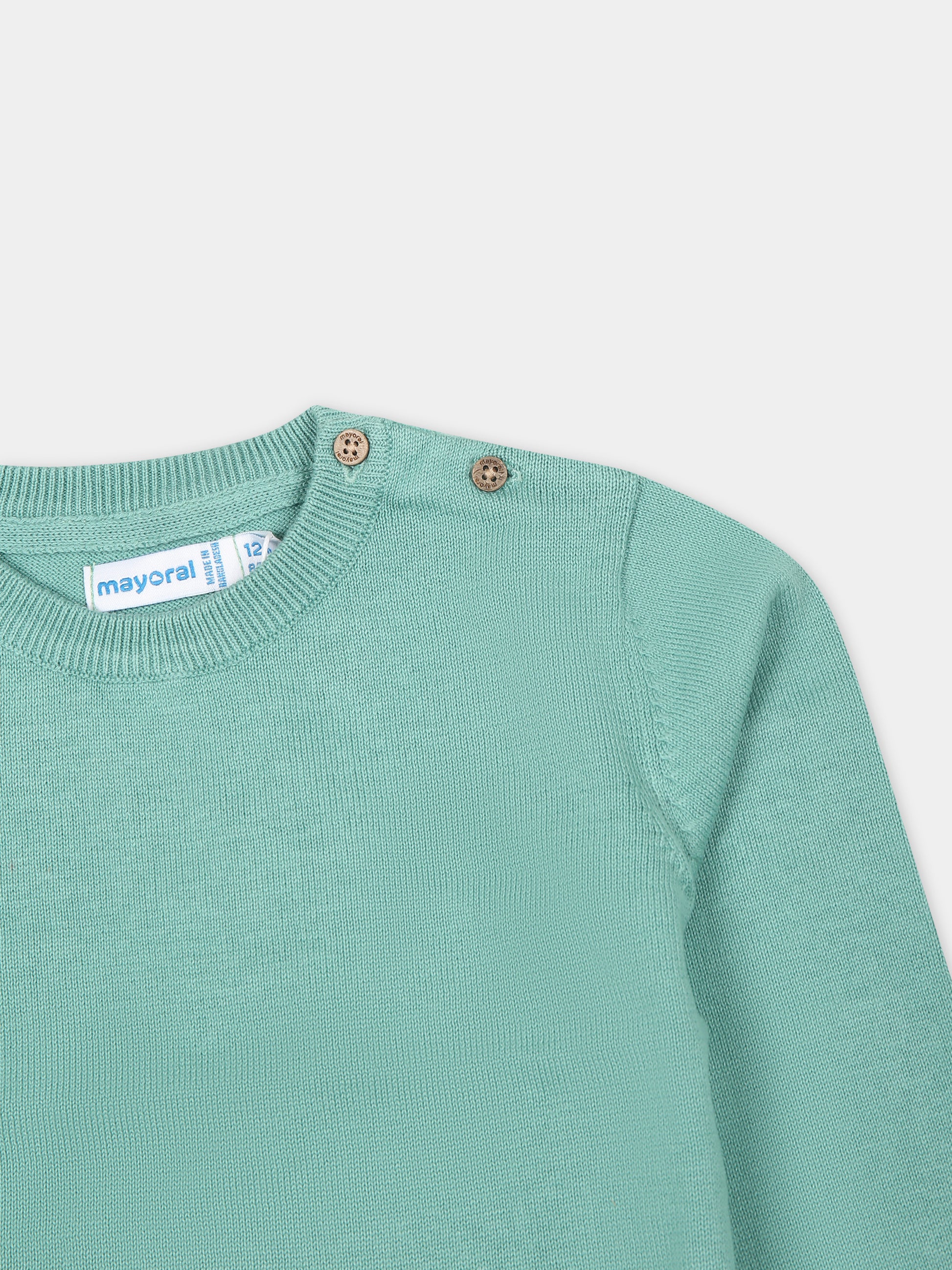 Maglione verde per neonato,Mayoral,303 043
