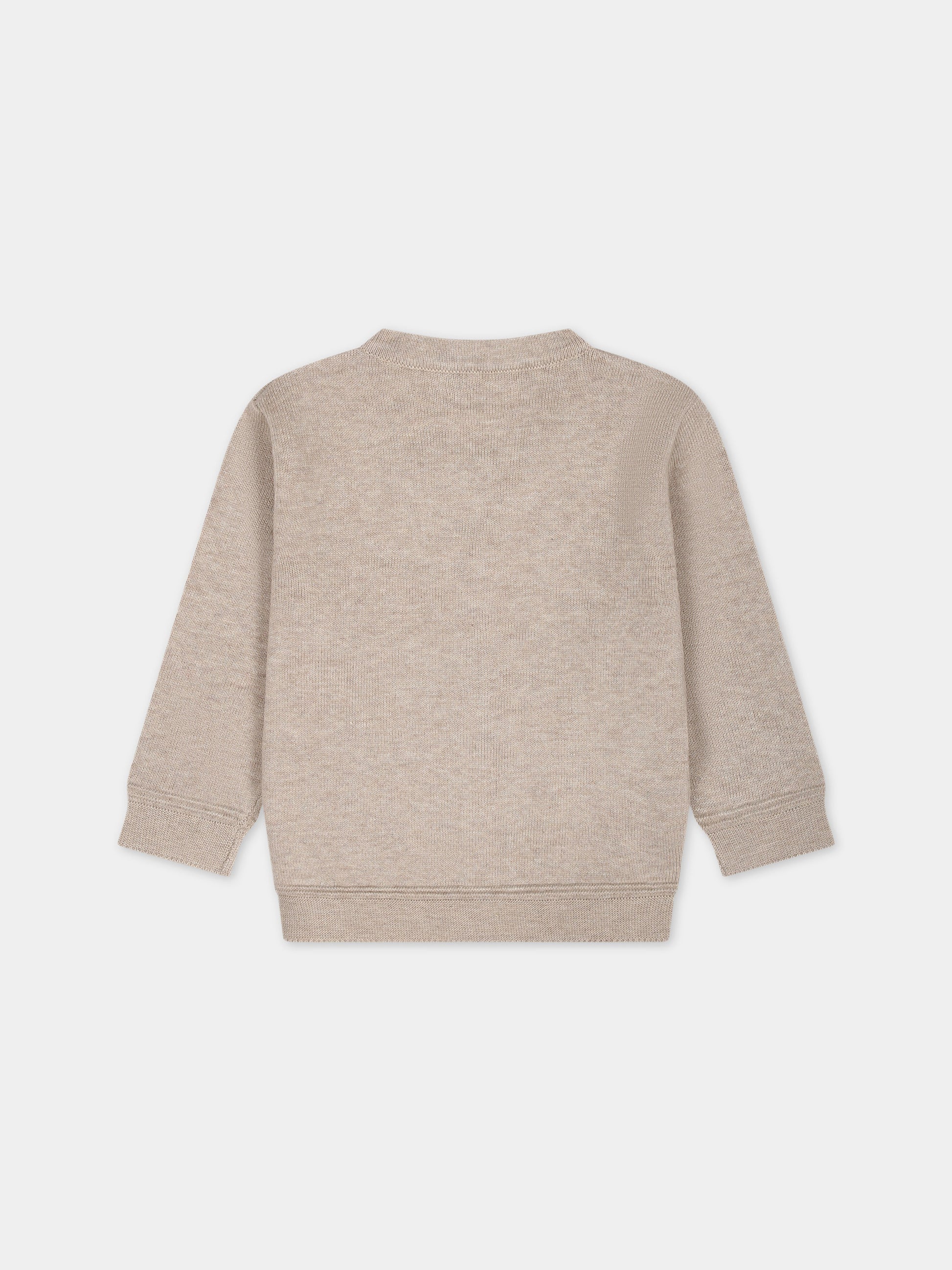 Cardigan beige per neonato,Mayoral,1390 055