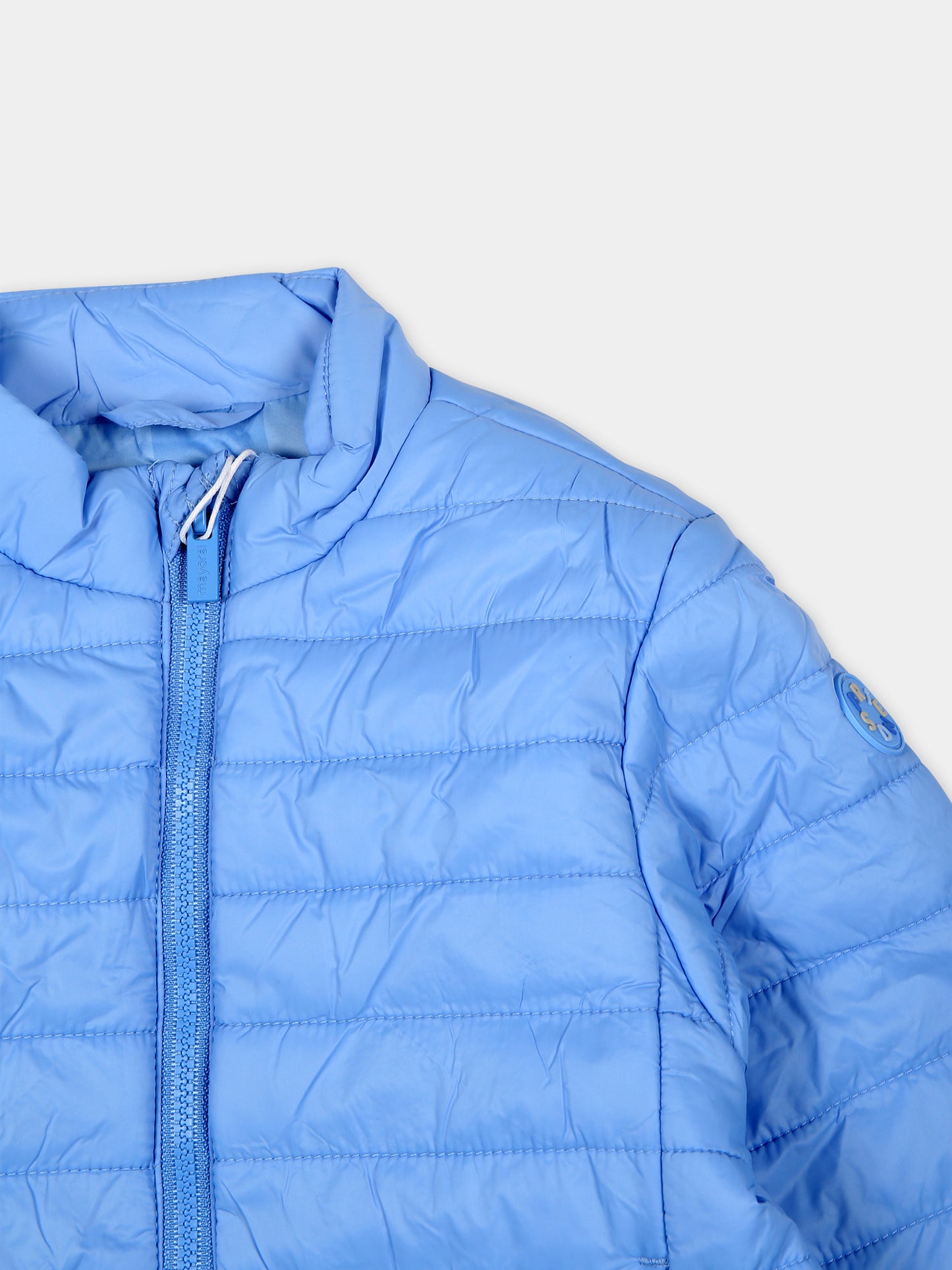 Piumino celeste per neonato,Mayoral,1453 067