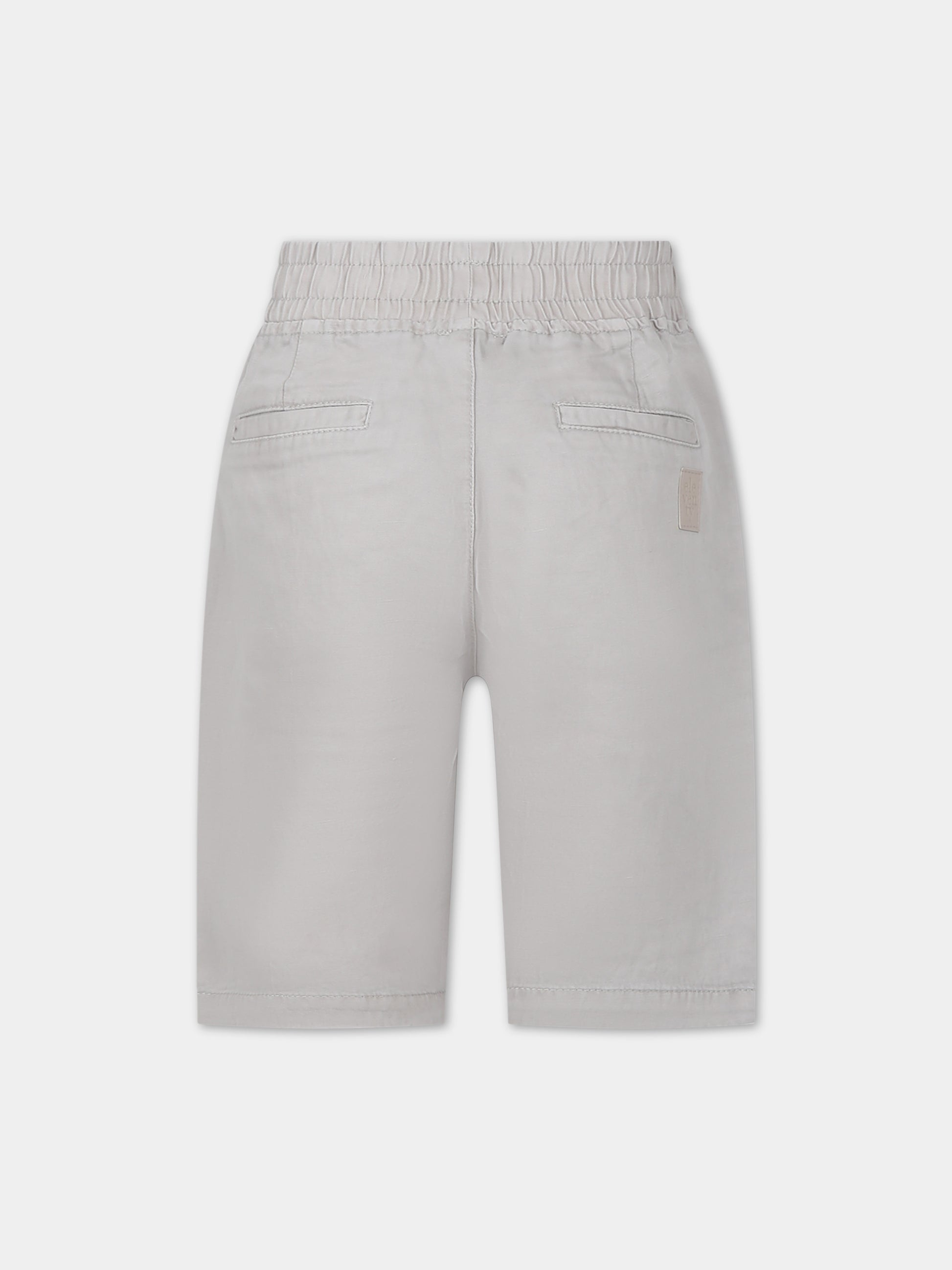 Shorts casual grigio per bambino,Eleventy,EU6P99 Z1934 900