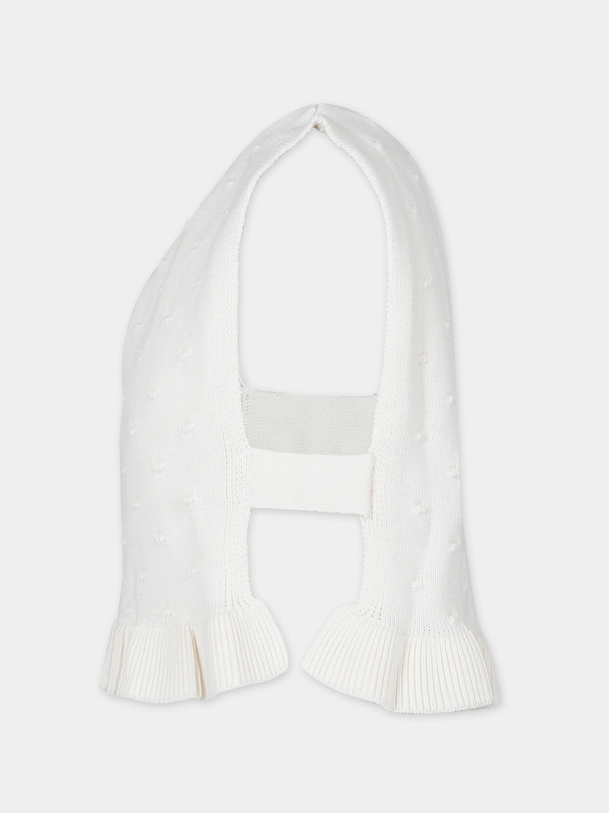 Top bianco per bambina,Caffe' D'orzo,ZU9A82 Z2164 102