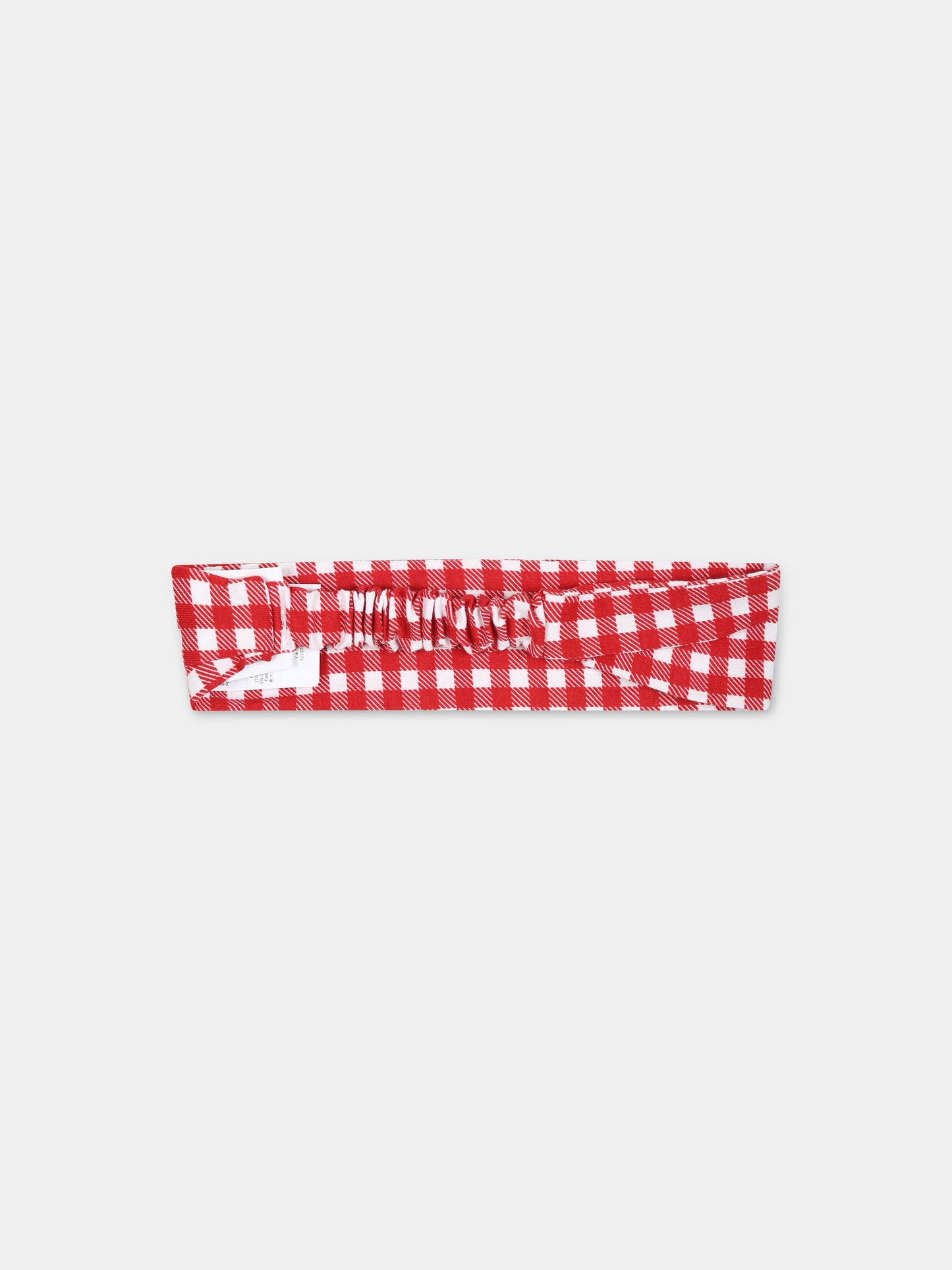 Fascia rossa per neonata con orso,Monnalisa,39C009 3671 9944