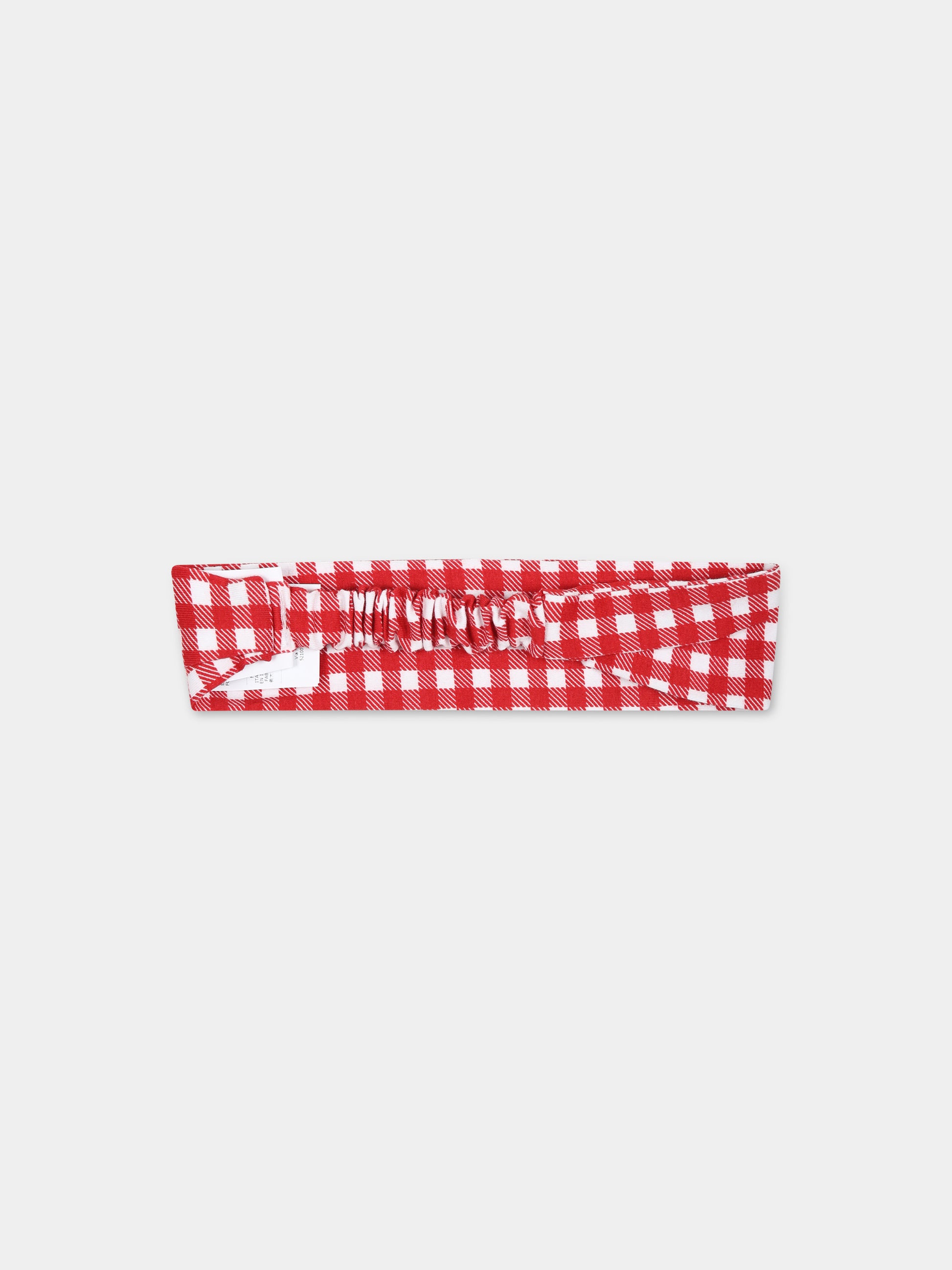 Fascia rossa per neonata con orso,Monnalisa,39C009 3671 9944
