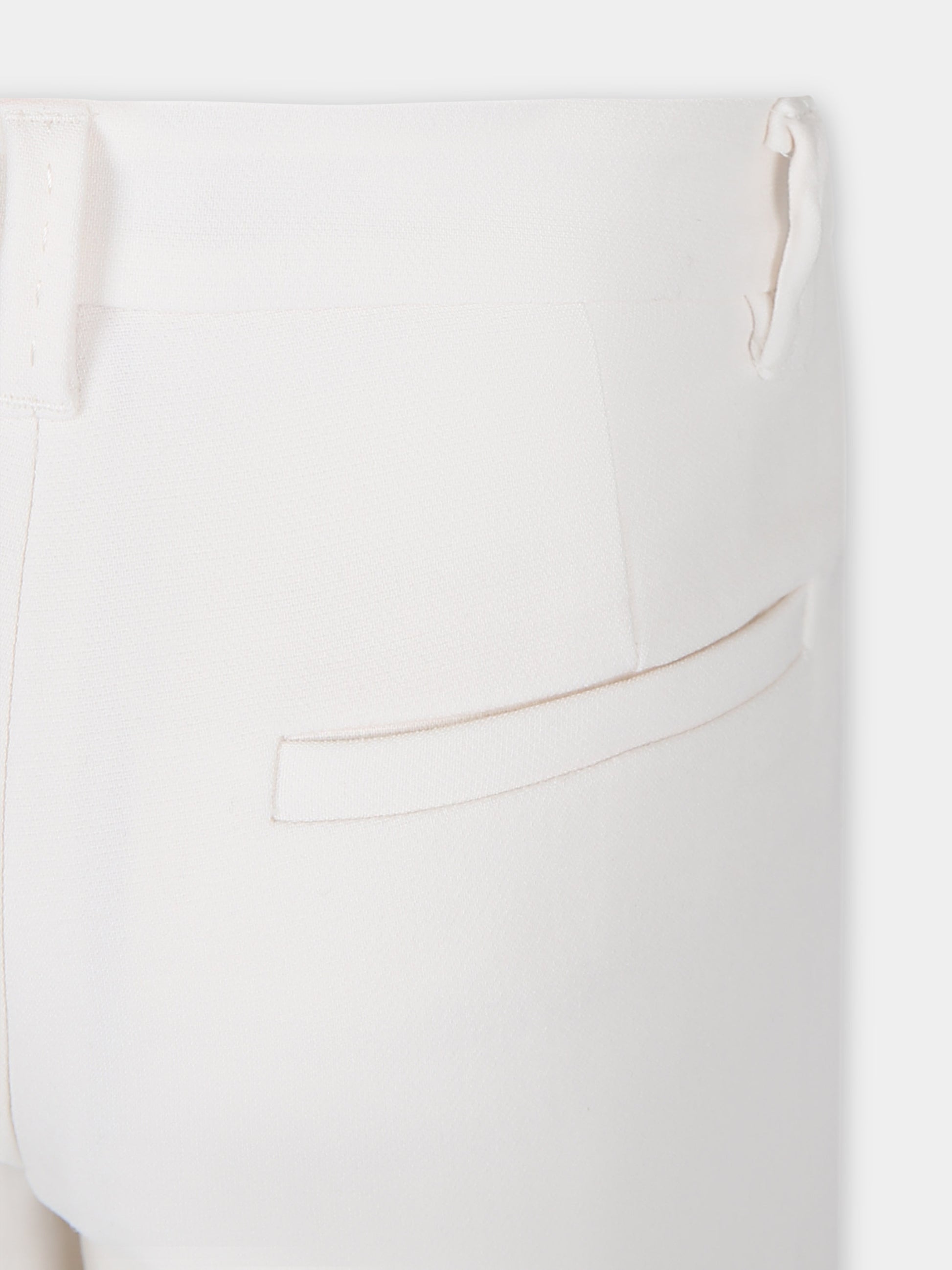 Pantaloni avorio per bambina,Max&co,MX0010 MX009 MAXP2F MX101