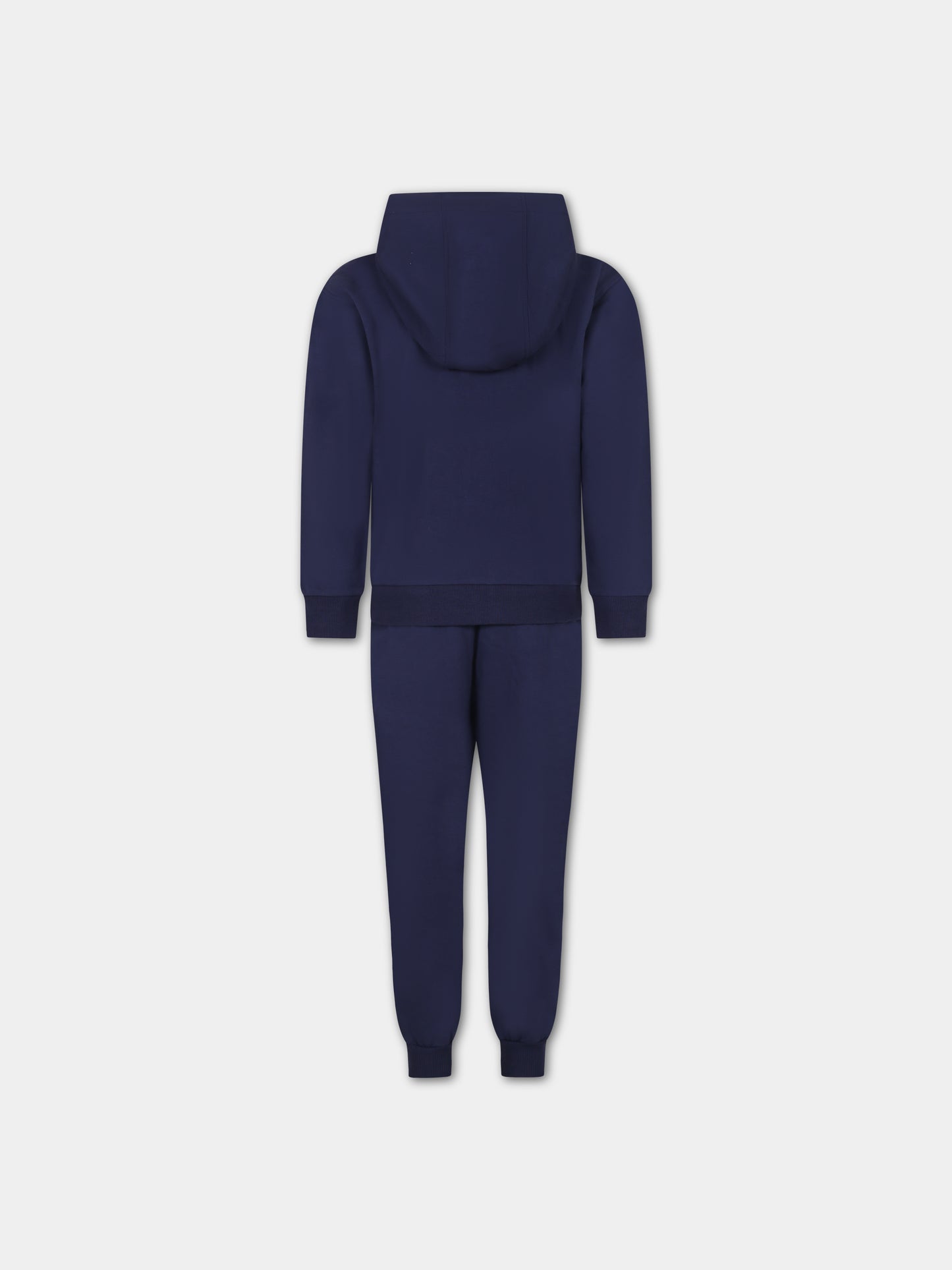 Completo blu per bambini con Teddy Bear e logo,Moschino Kids,HUK03A LCA19 40016