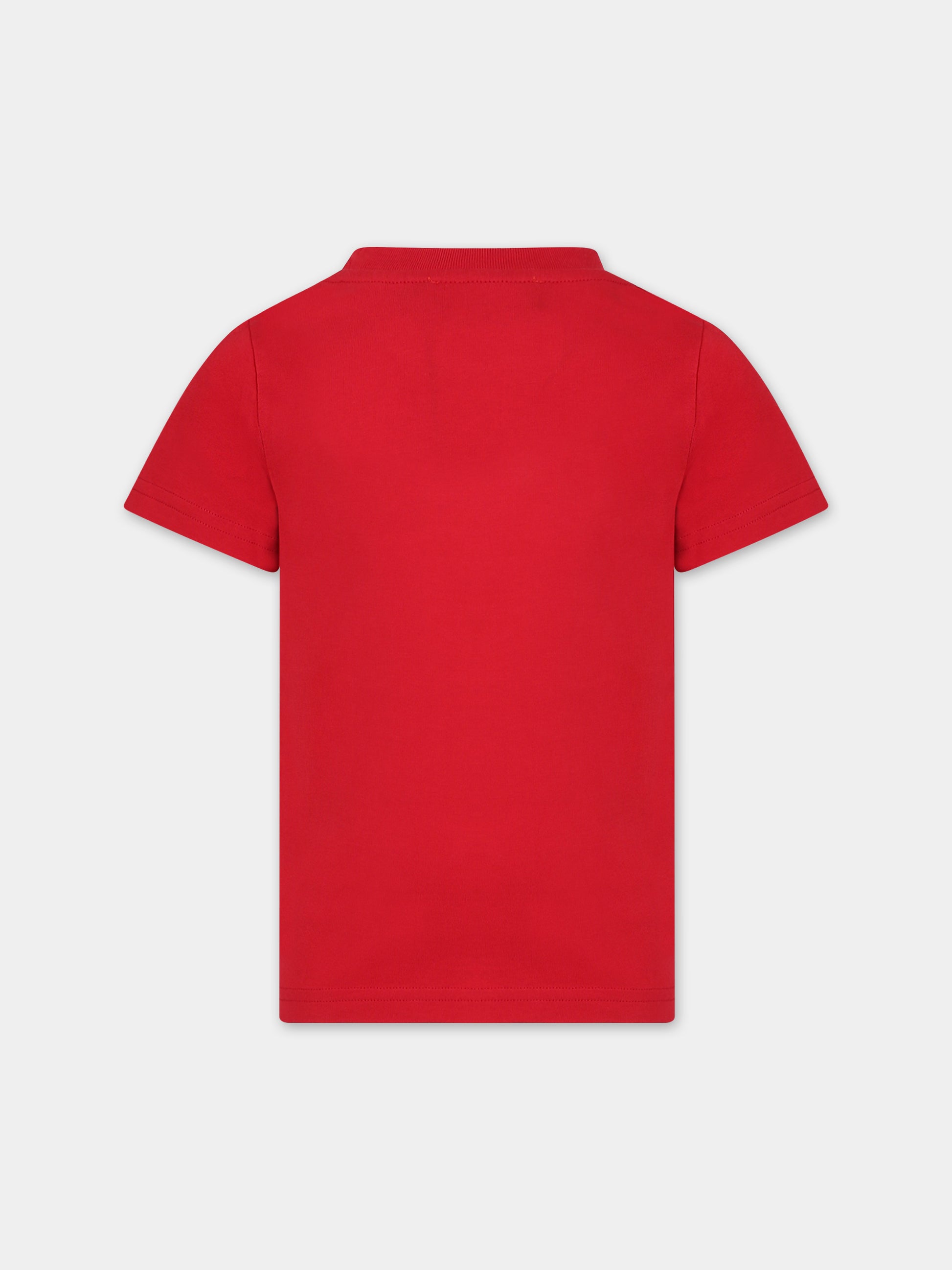 T-shirt rossa per bambino con logo,Dsquared2,DQ0513-D002F DQ405