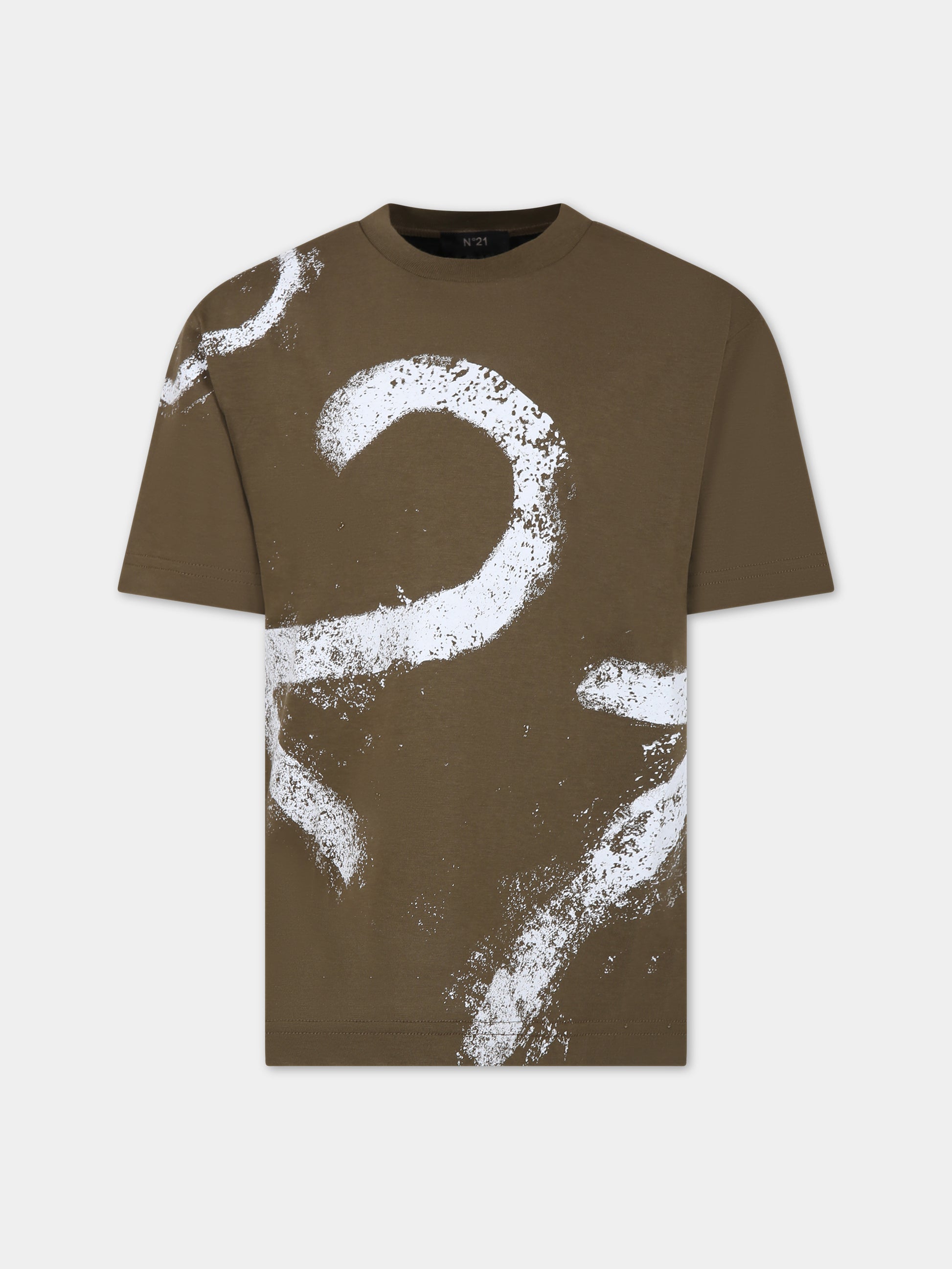 T-shirt  multicolor per bambini,N°21 Kids,N21580 N0153 0NC09