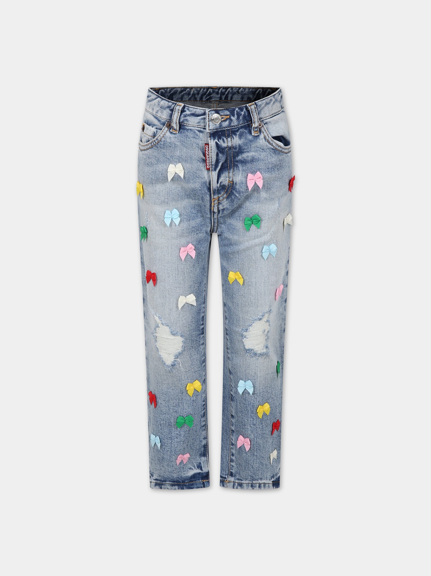 Jeans denim per bambina,Dsquared2,DQ0501 D0A2V DQ01