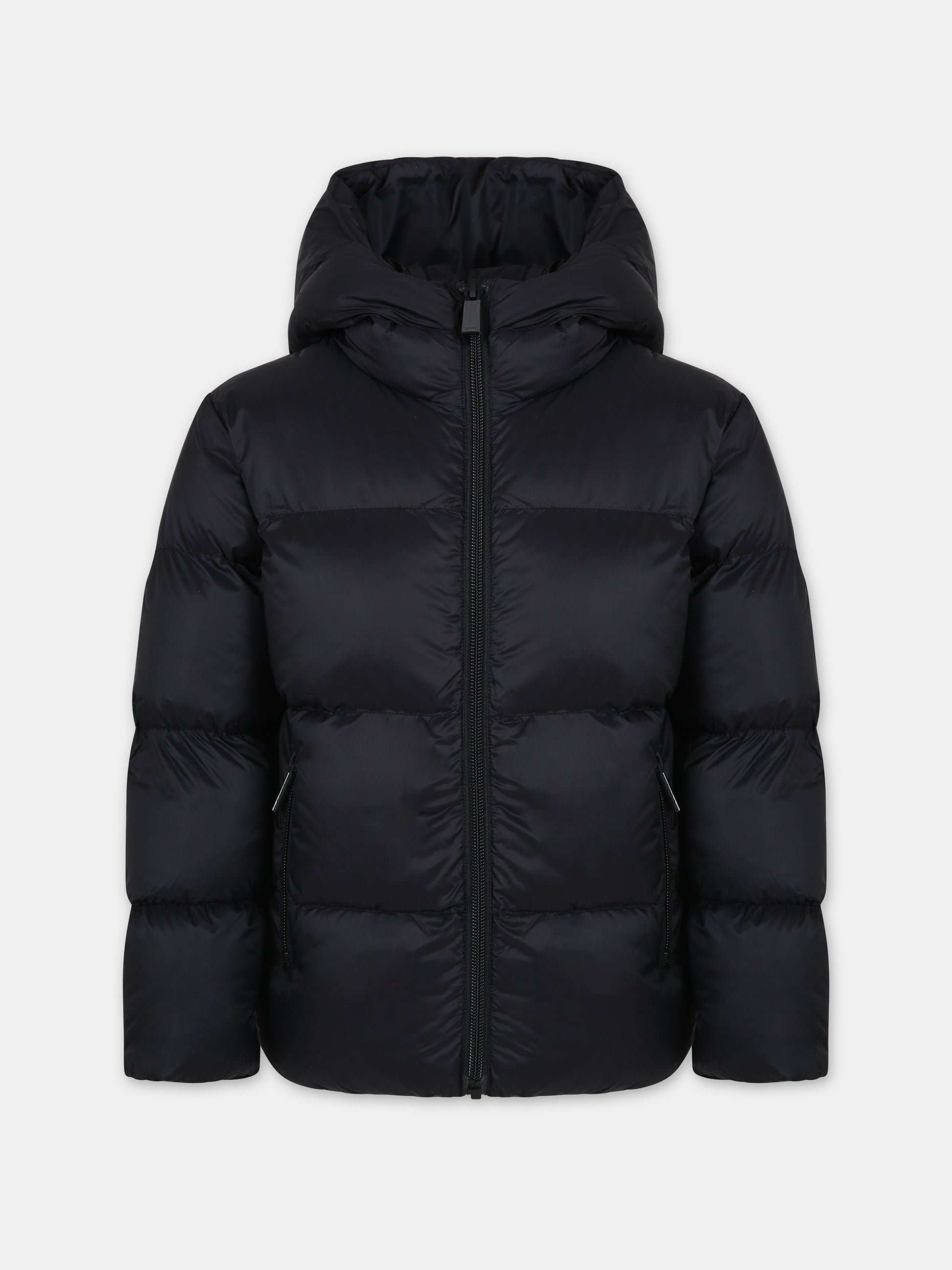 Piumino nero per bambino con logo,Dsquared2,DQ1474 D009D DQ900