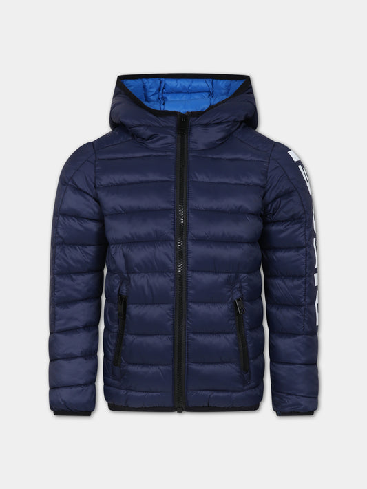 Piumino blu per bambini,Diesel,J01086 KXBDY K8AT