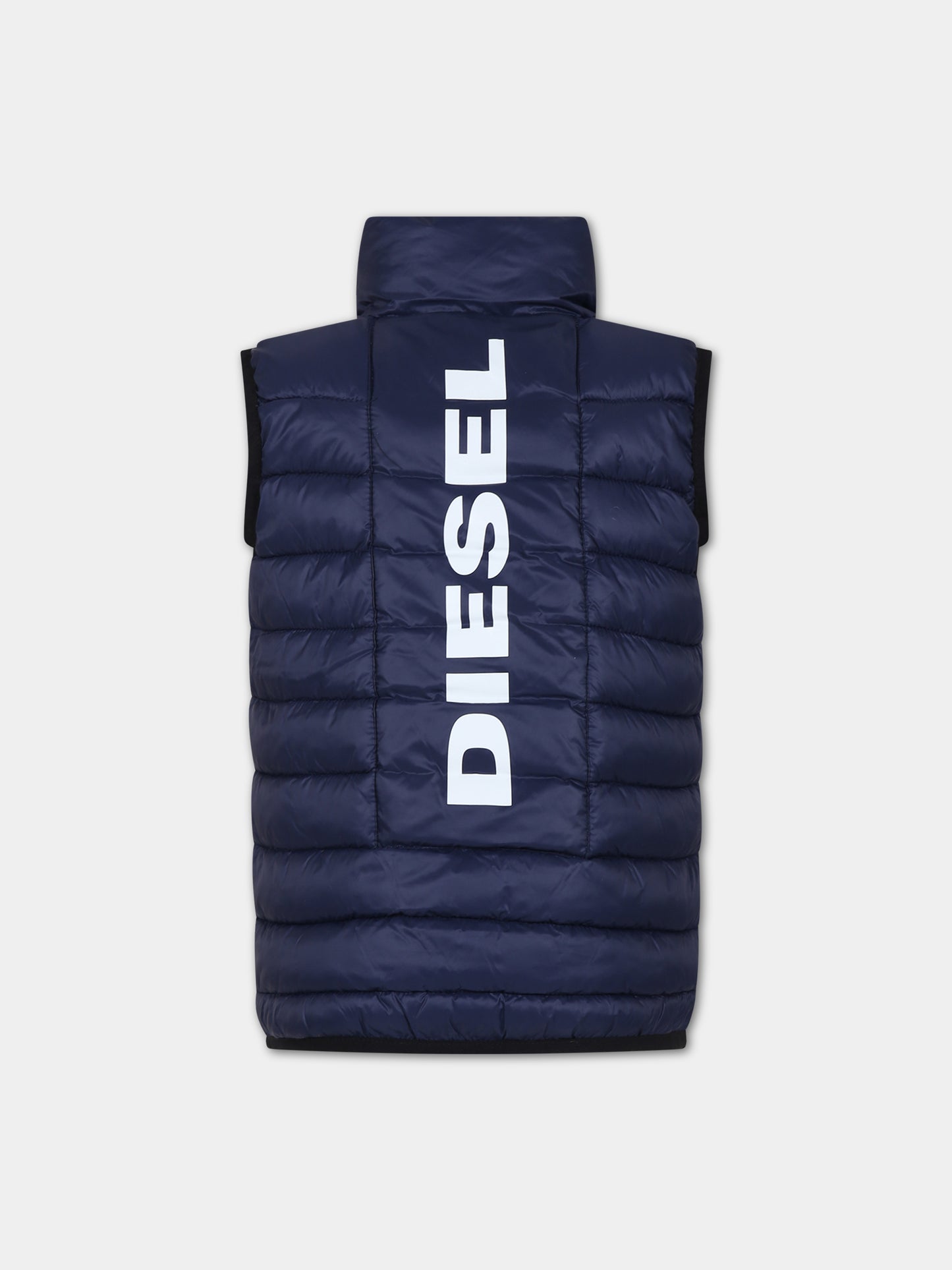 Gilet nero per bambini,Diesel,J01087 KXBDY K8AT