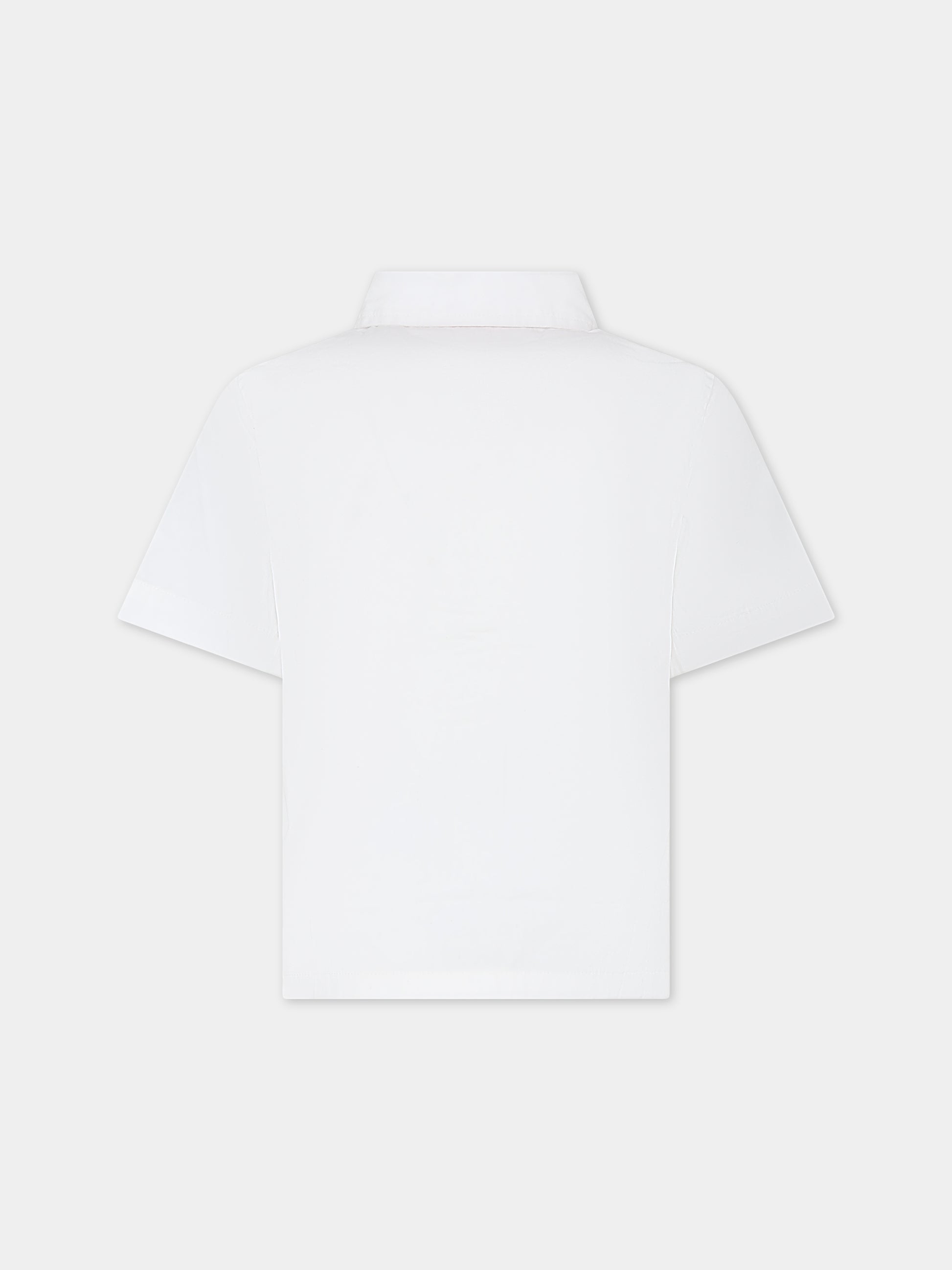 Camicia bianca per bambino con logo,Diesel,J01137 KXBFJ K129