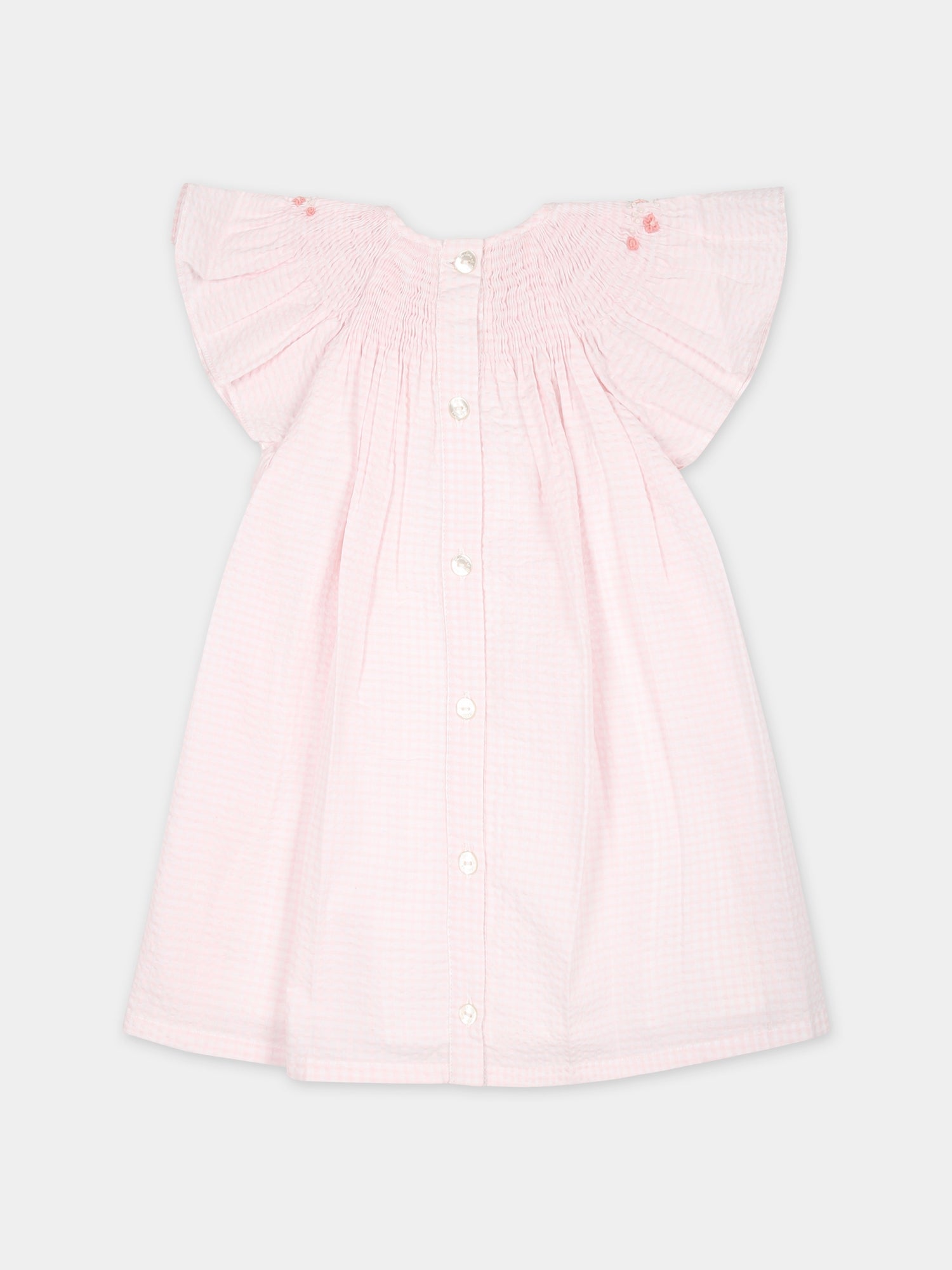 Vestito casual rosa per neonata,Tartine Et Chocolat,TY30000 31