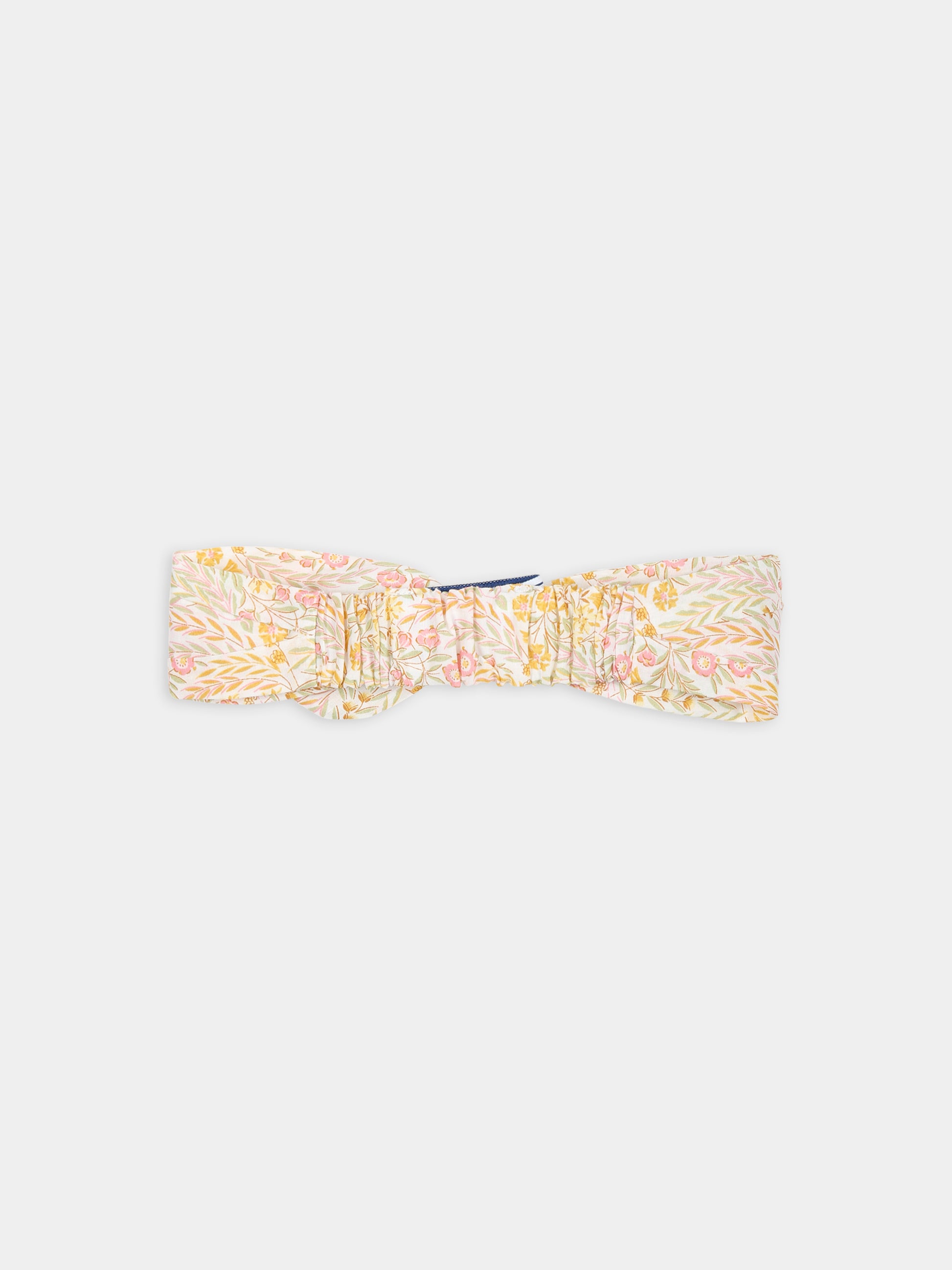 Fascia avorio per neonata con tessuto Liberty,Tartine Et Chocolat,TY90001 32