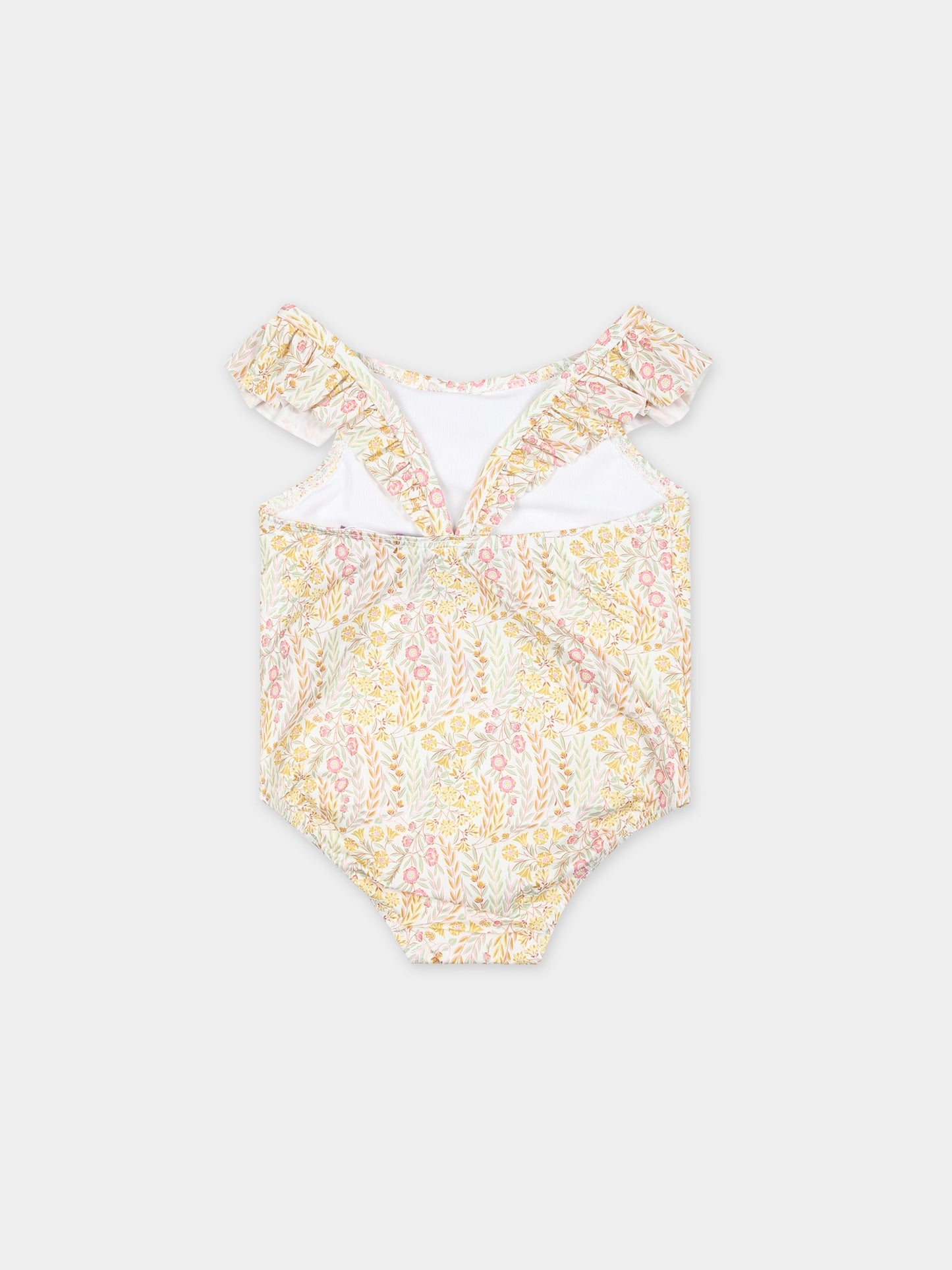 Costume intero avorio per neonata con tessuto Liberty,Tartine Et Chocolat,TY38011 32