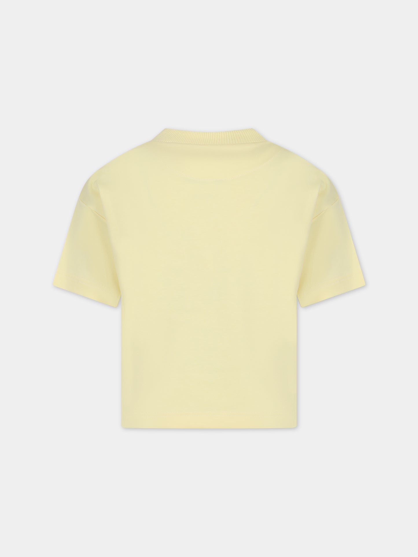 T-shirt gialla per bambini con stampa,Romy June,0001 01 2002 601 F23