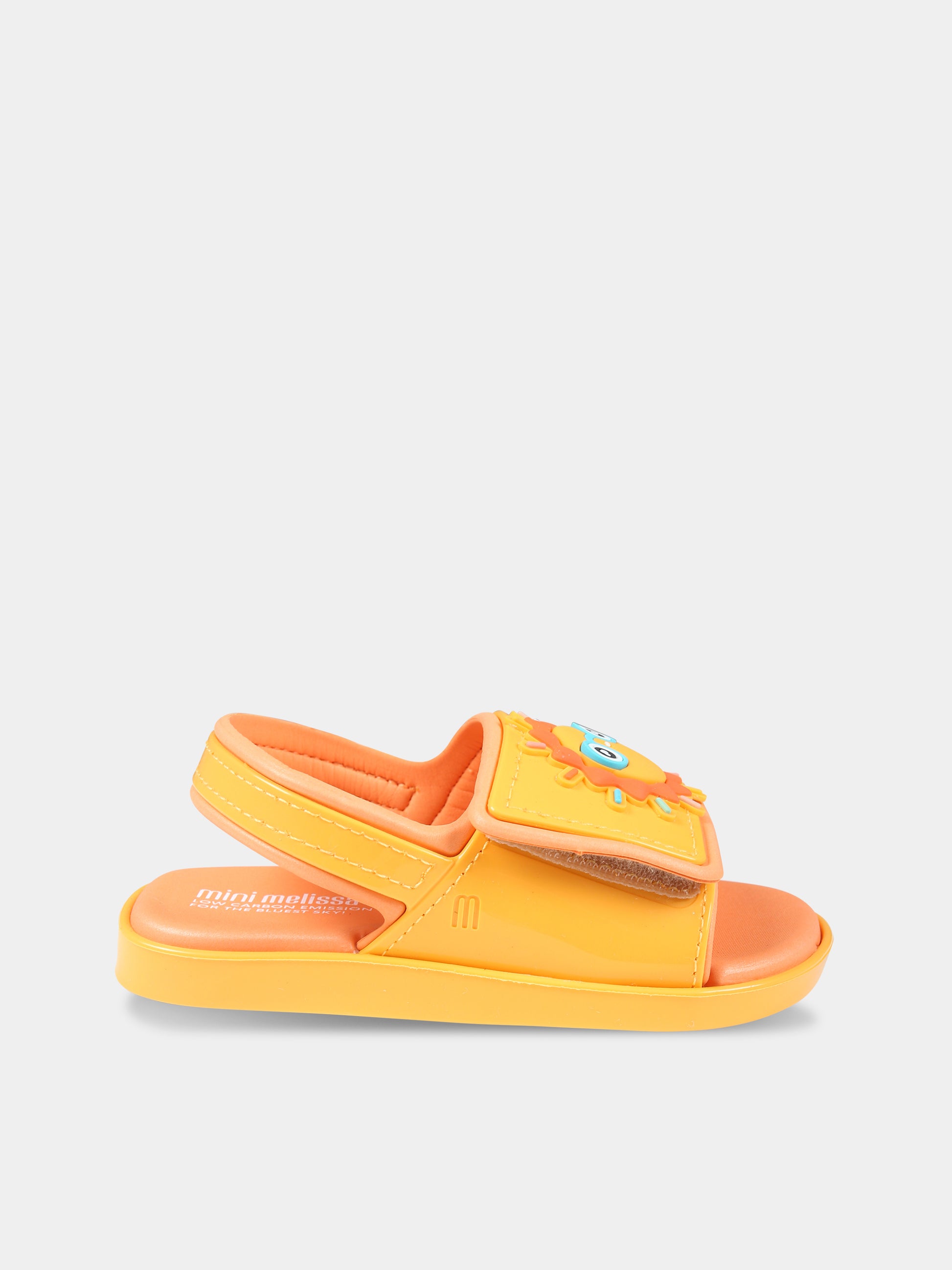 Sandali arancioni per bambini con sole e arcobaleno,Mini Melissa,33832 AK319 06411