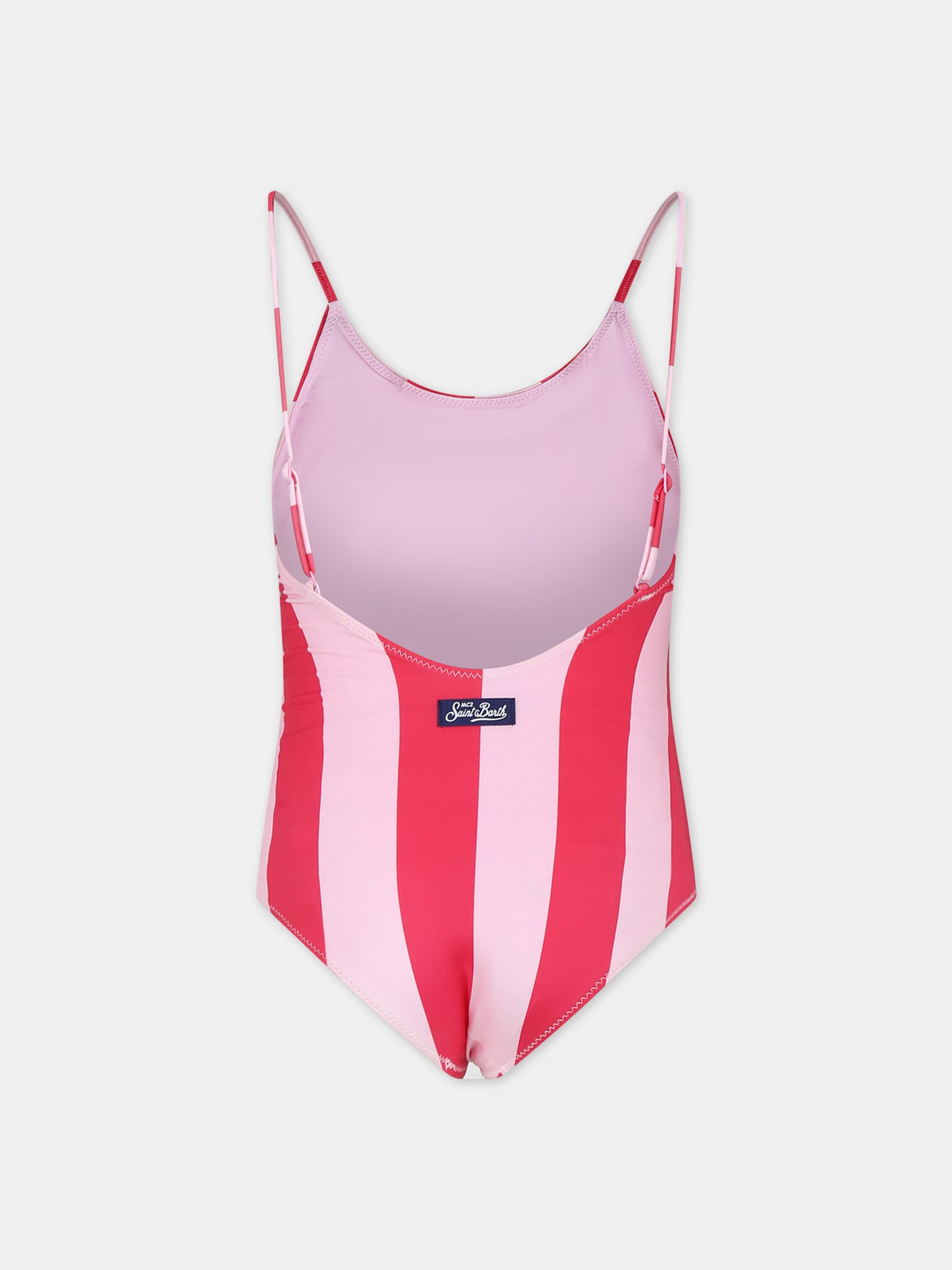 Costume rosa per bambina con logo,Mc2 Saint Barth,CEC0005 00169F