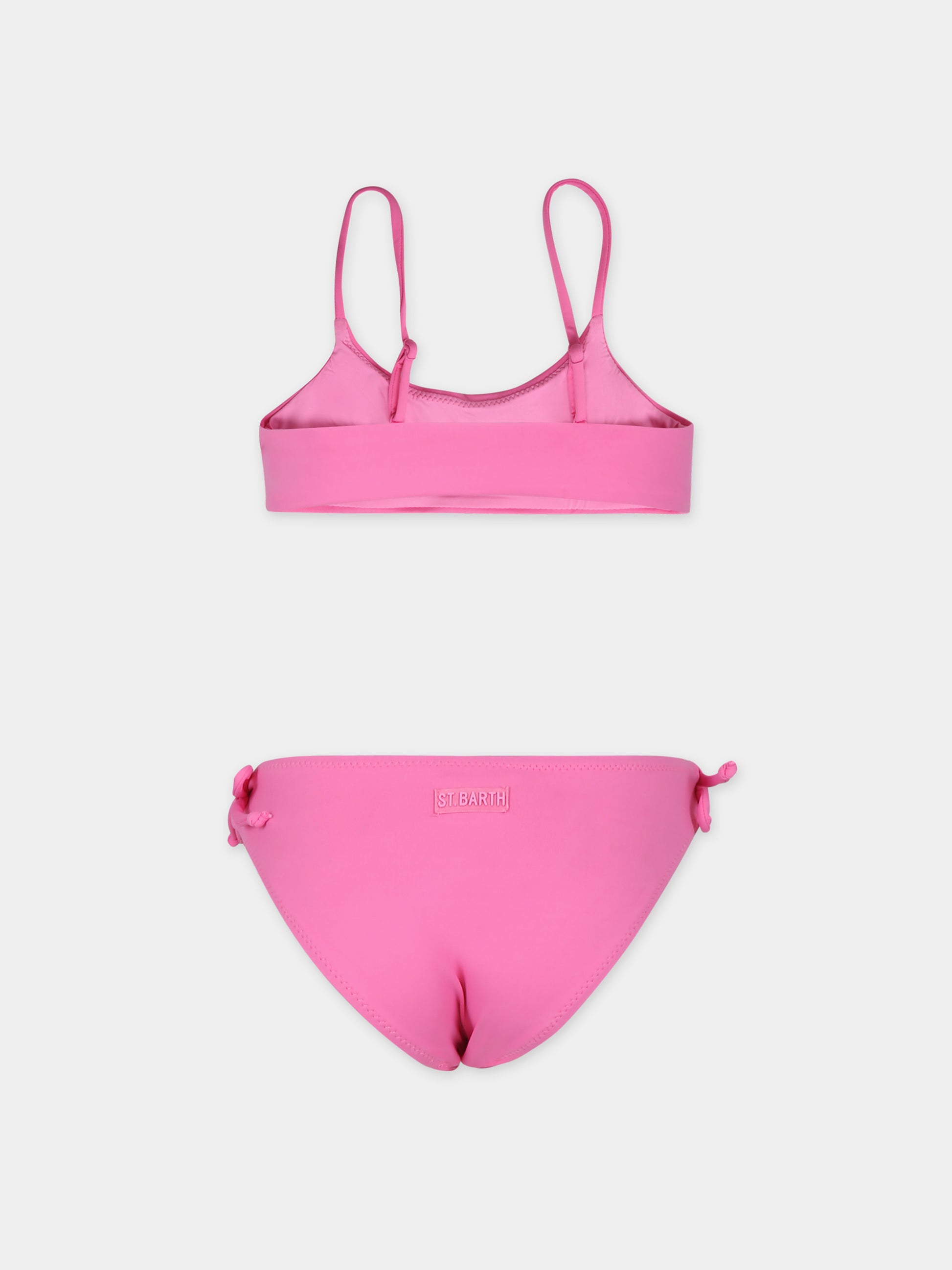 Bikini fucsia per bambina con strass,Mc2 Saint Barth,JAI0001 00990F