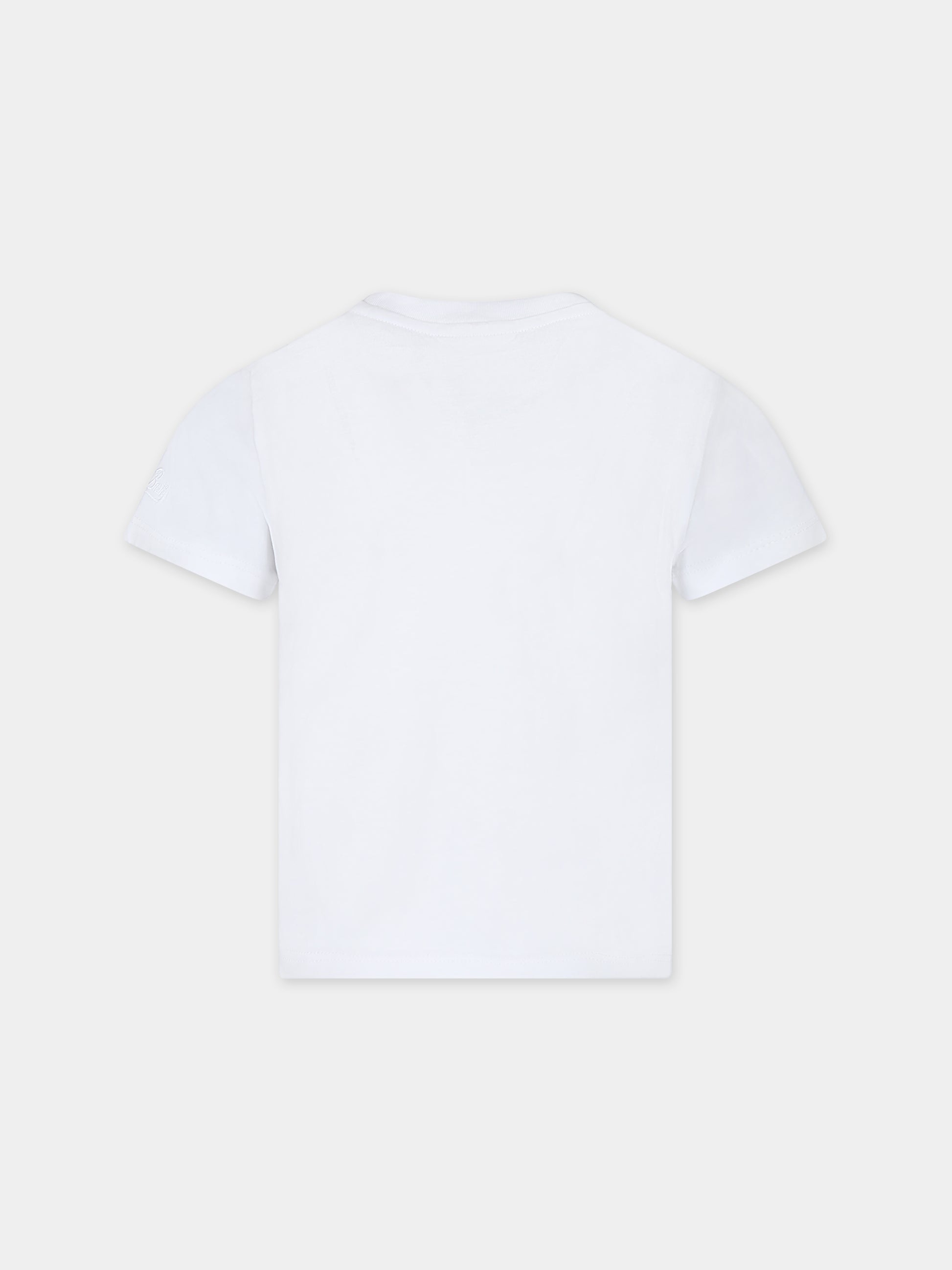 T-shirt bianca per bambina con stampa My Little Pony,Mc2 Saint Barth,ELLY001 01928F