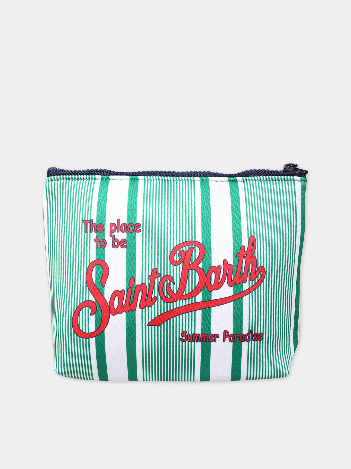 Pochette verde per bambini con logo,Mc2 Saint Barth,ALIN001 00674F