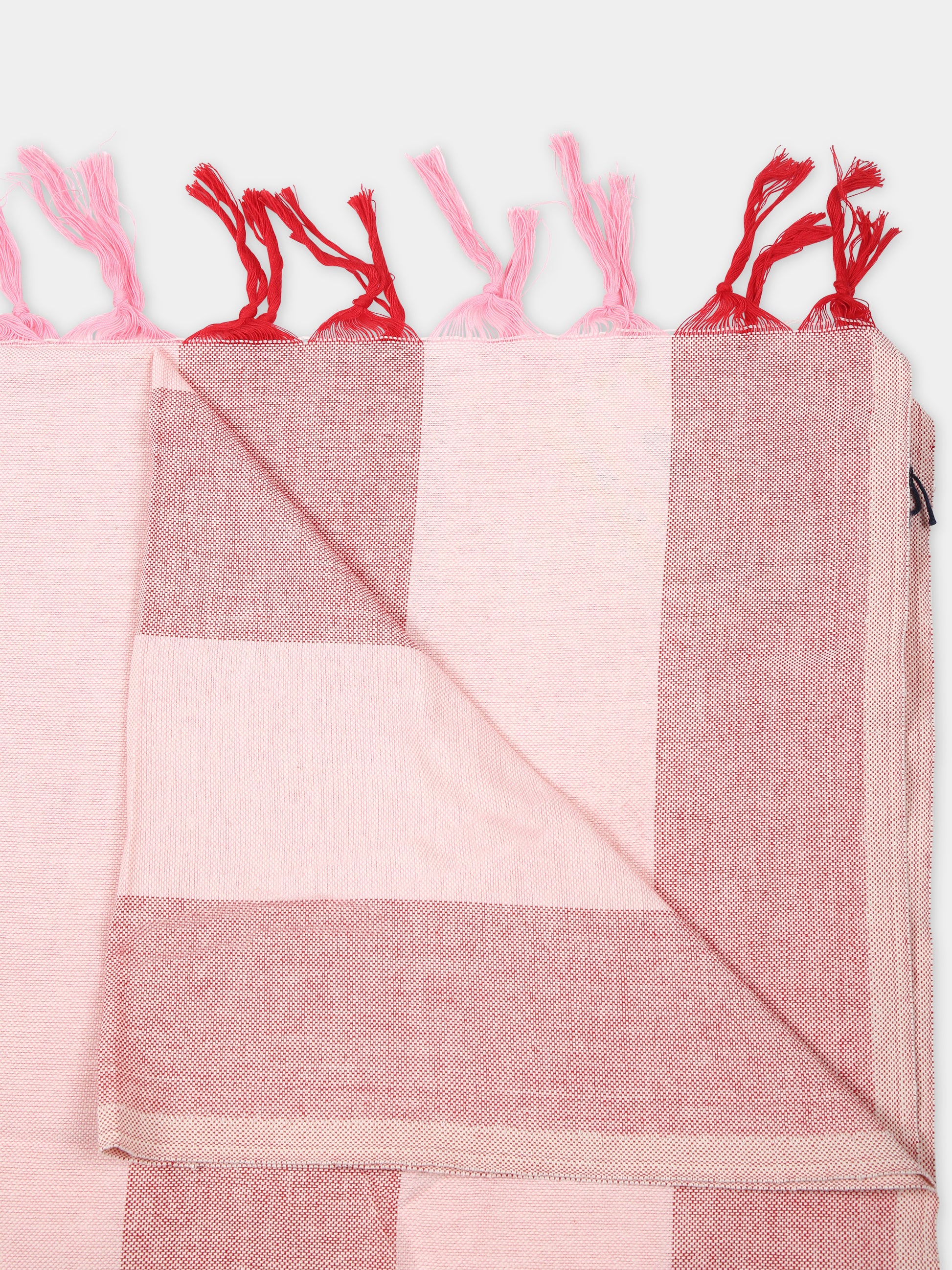 Telo mare rosa per bambina con logo,Mc2 Saint Barth,FOUL002 00169F