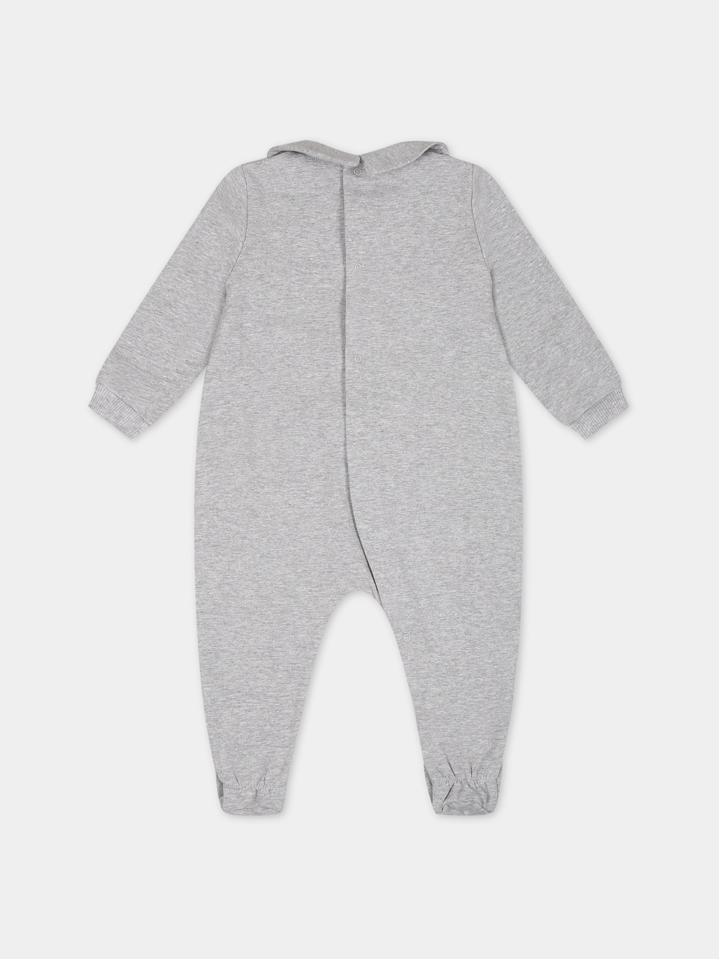 Tutina grigia per neonati con Teddy Bear,Moschino Kids,MTY037 LDA00 60926