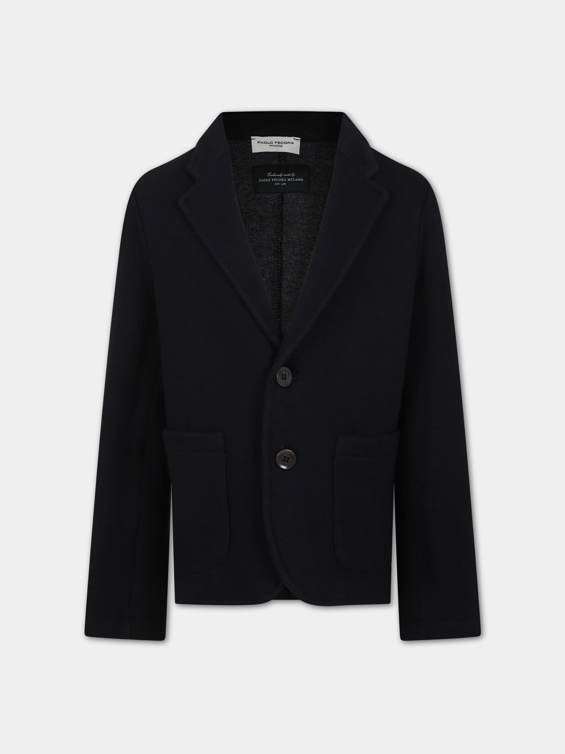 Giacca nera per bambino,Paolo Pecora,PP3186 NERO