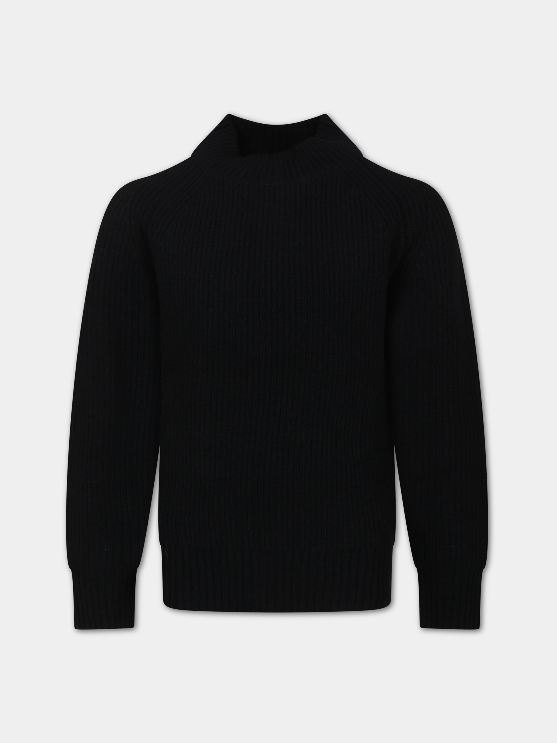 Maglione nero per bambino,Paolo Pecora,PP3071 NERO