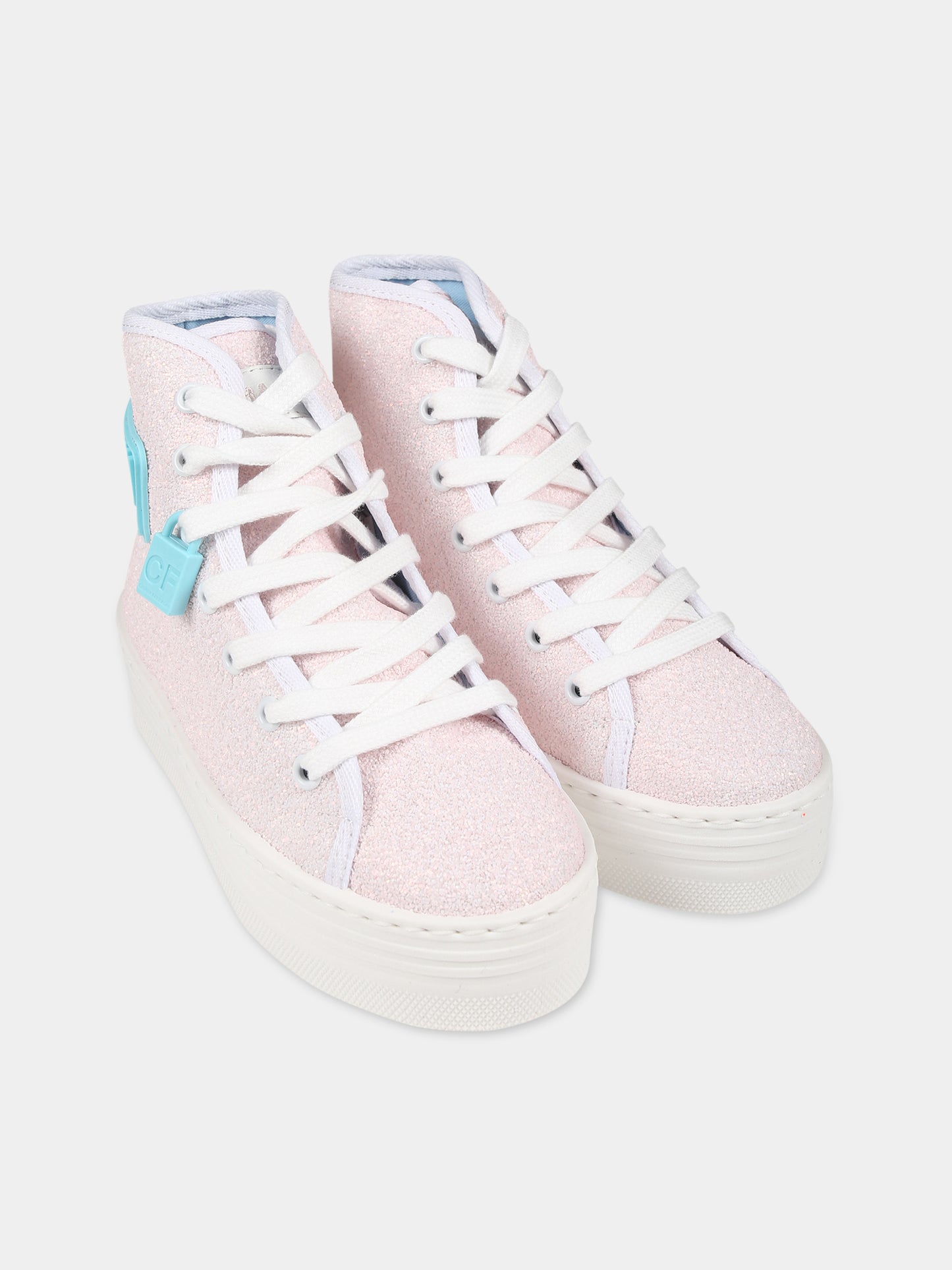 Sneakers rosa per bambina con occhiolino,Chiara Ferragni Collection,CFB070-012