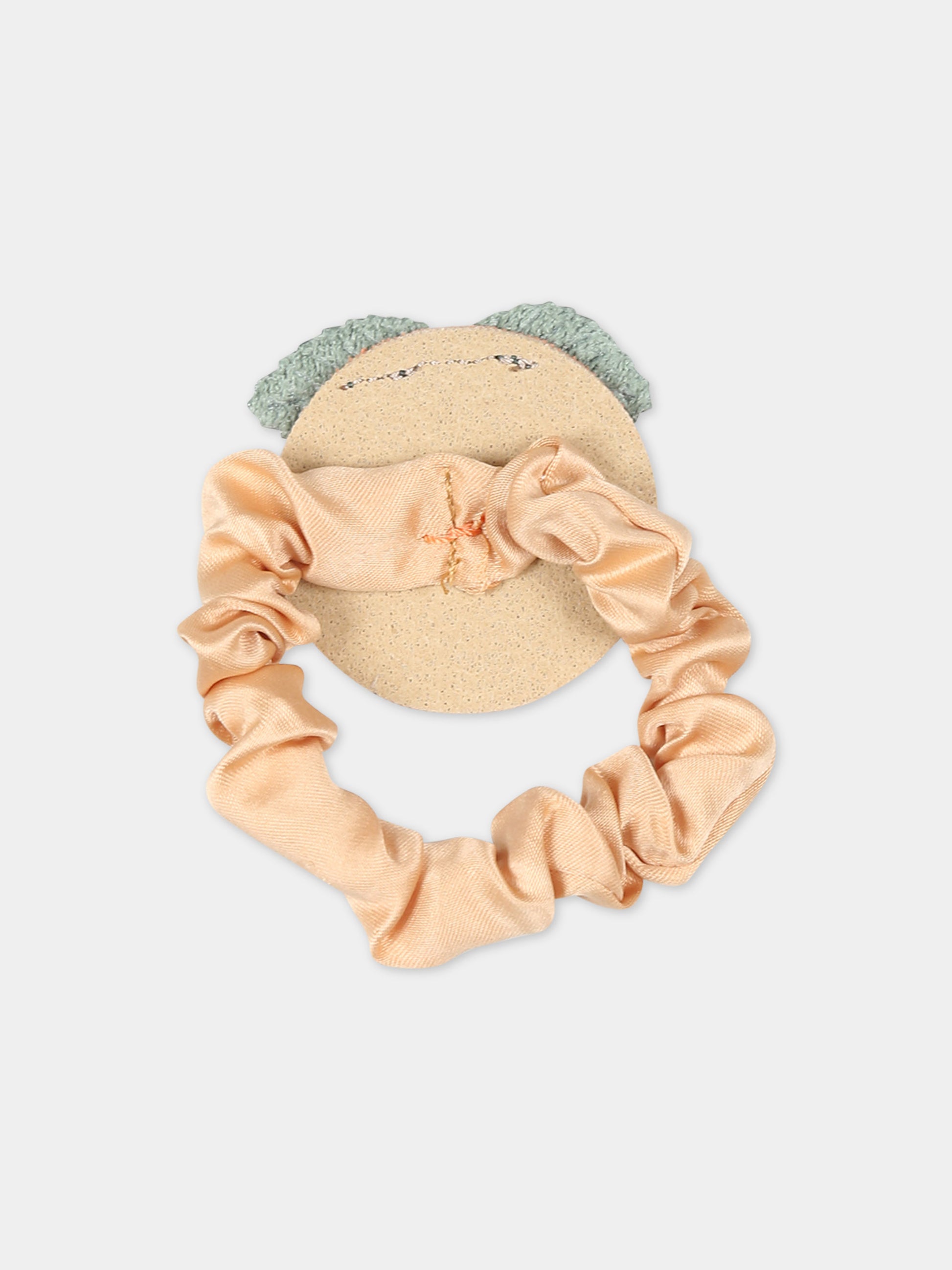 Elastico arancione per bambina con arancia,Illy Trilly,FRUIT ORANGE SCRUNCHY