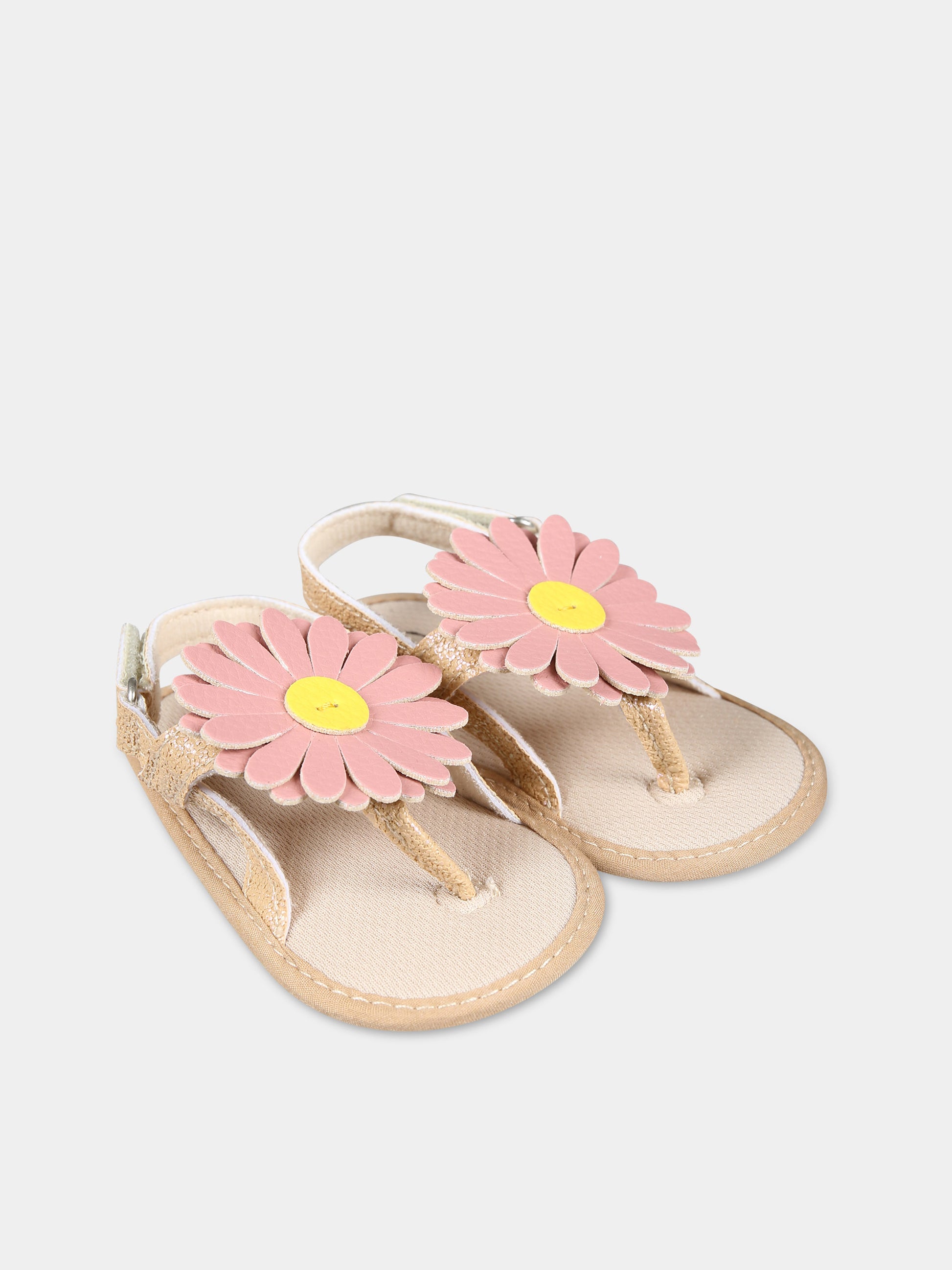 Sandali rosa per neonata con margherite,Illy Trilly,SANDALS DAISY PINK