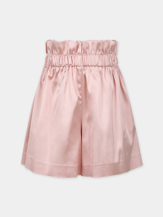 Shorts rosa per bambina,Simonetta,ST6B39 S0145 505
