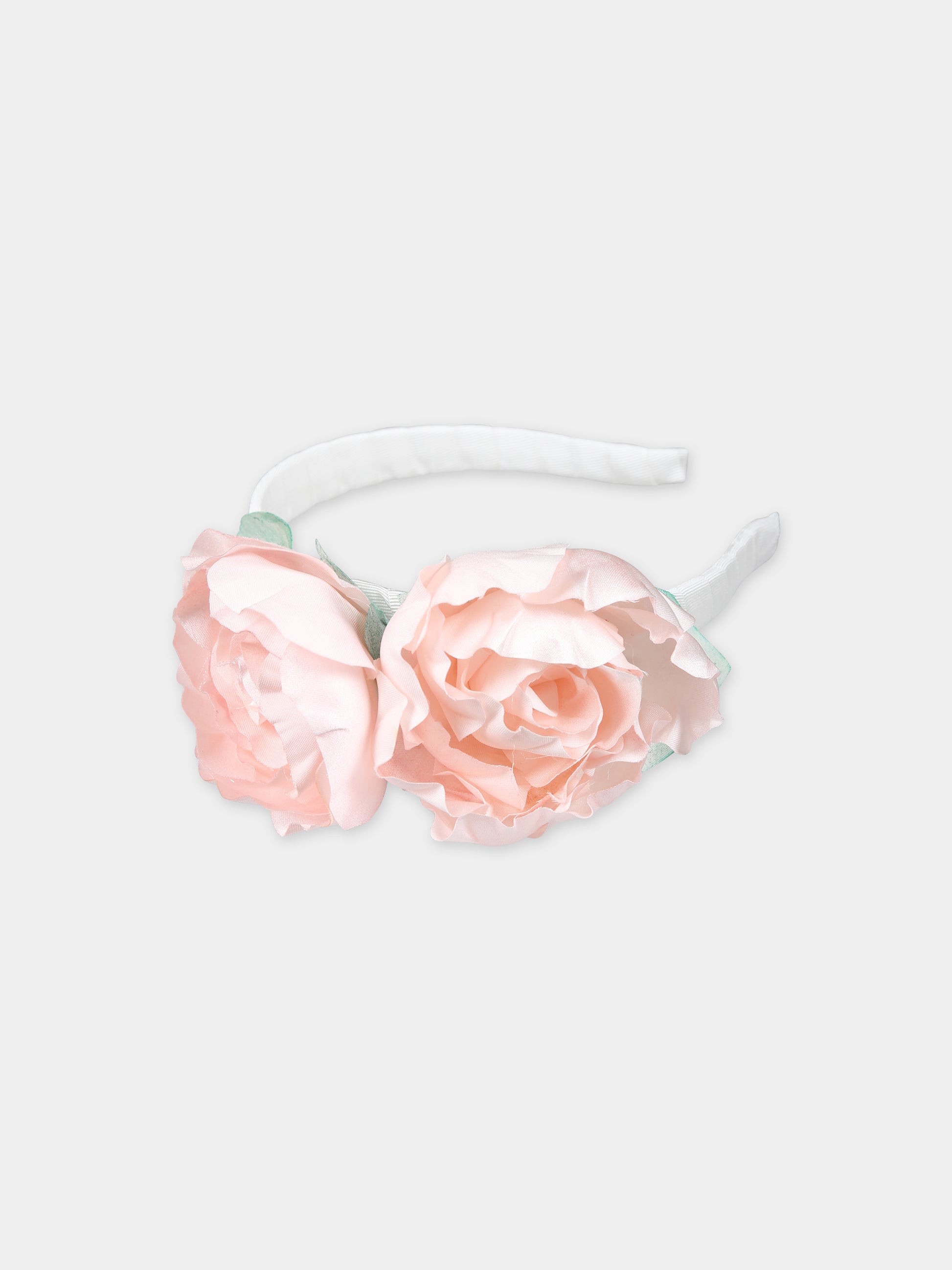 Cerchietto avorio per bambina,Monnalisa,79C012 3784 0192