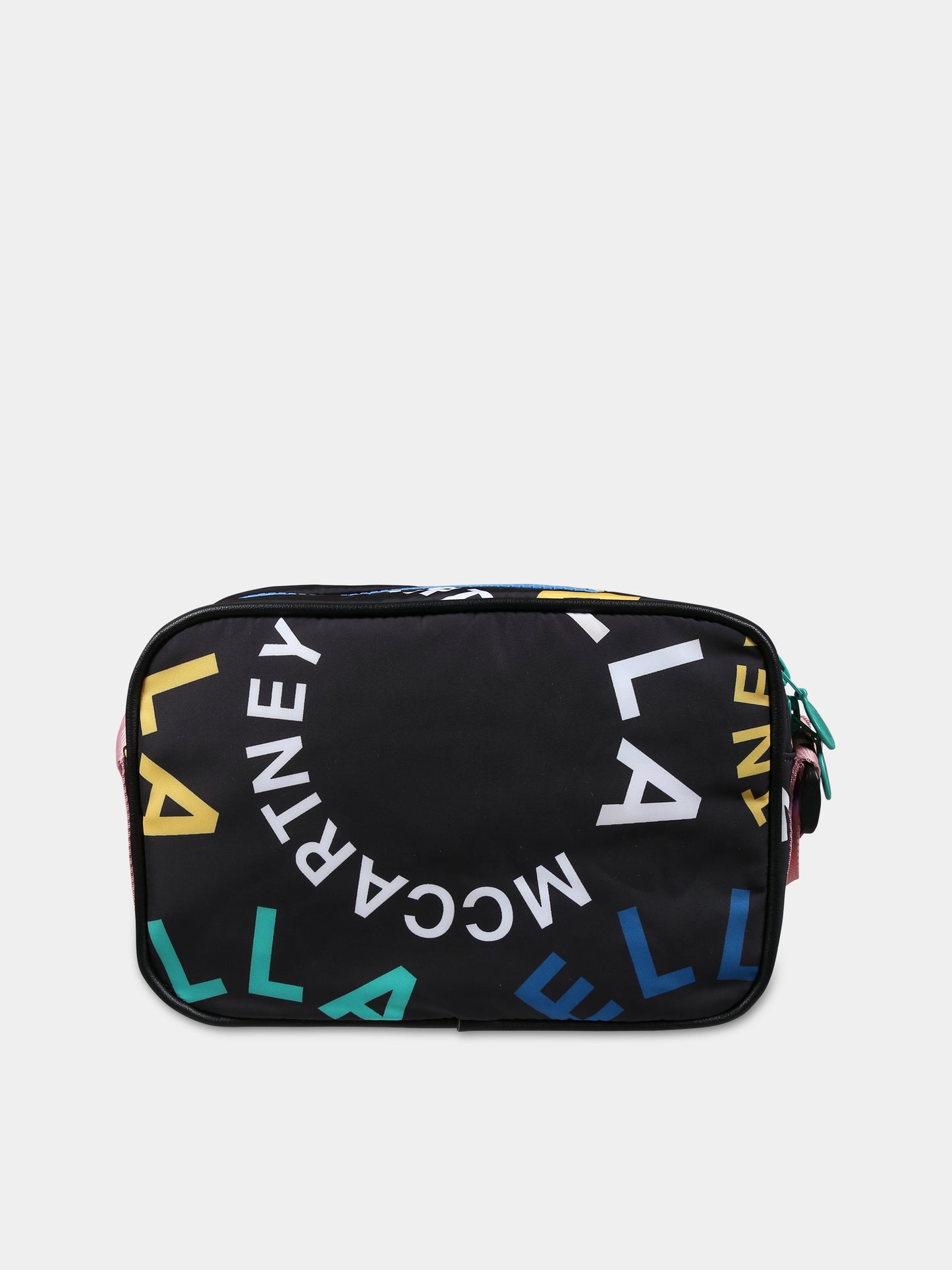 Borsa nera per bambina con logo,Stella Mccartney Kids,TT0C38 Z1274 930MC