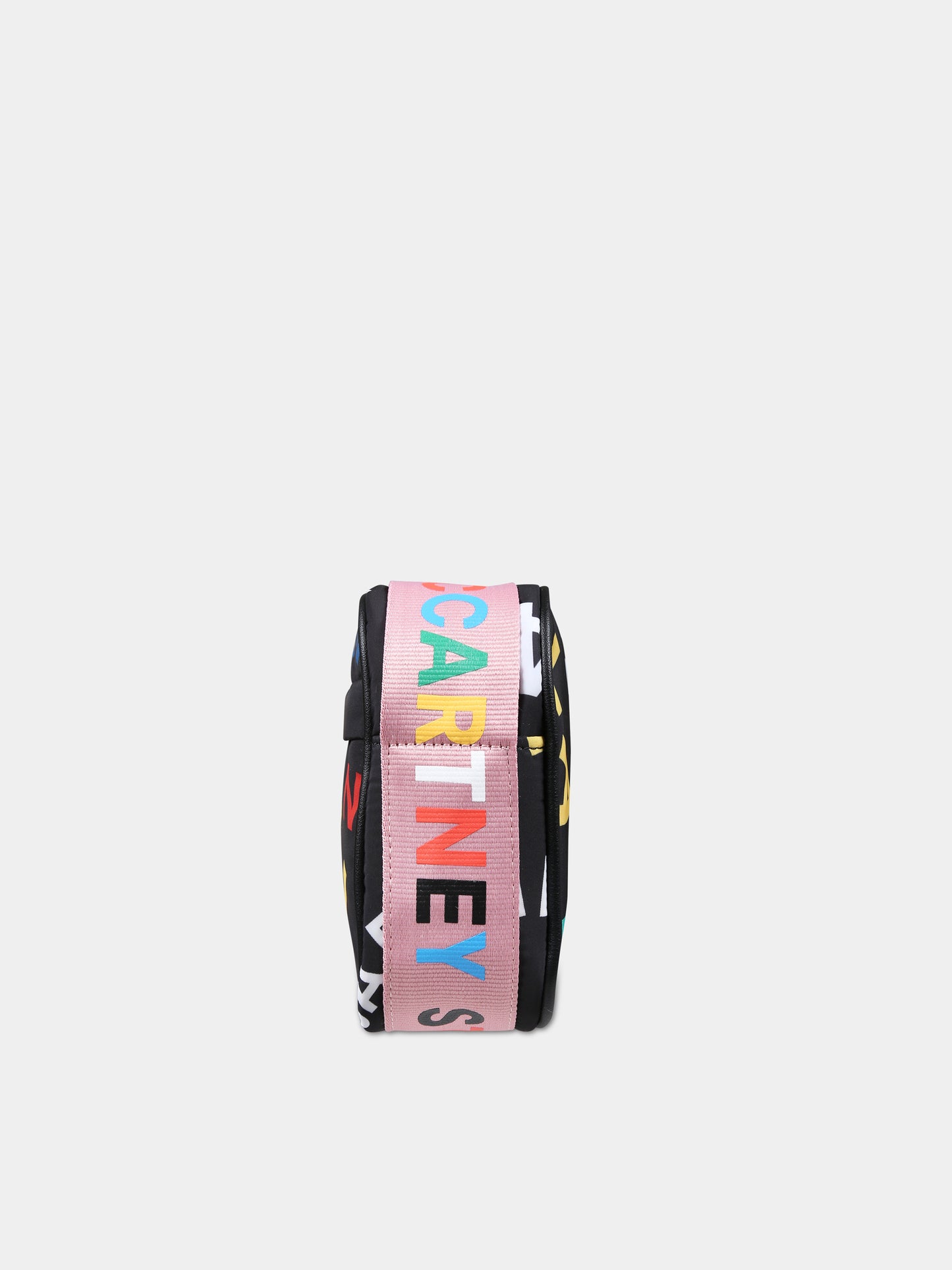 Borsa nera per bambina con logo,Stella Mccartney Kids,TT0C38 Z1274 930MC