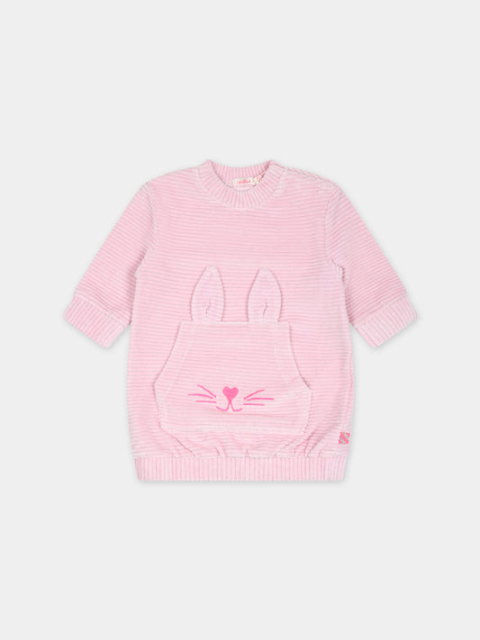 Vestito rosa per neonata,Billieblush,U02344 46B