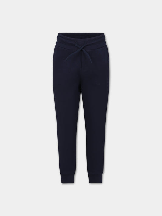 Pantaloni blu per bambino con logo,Hugo Boss,J24789 849